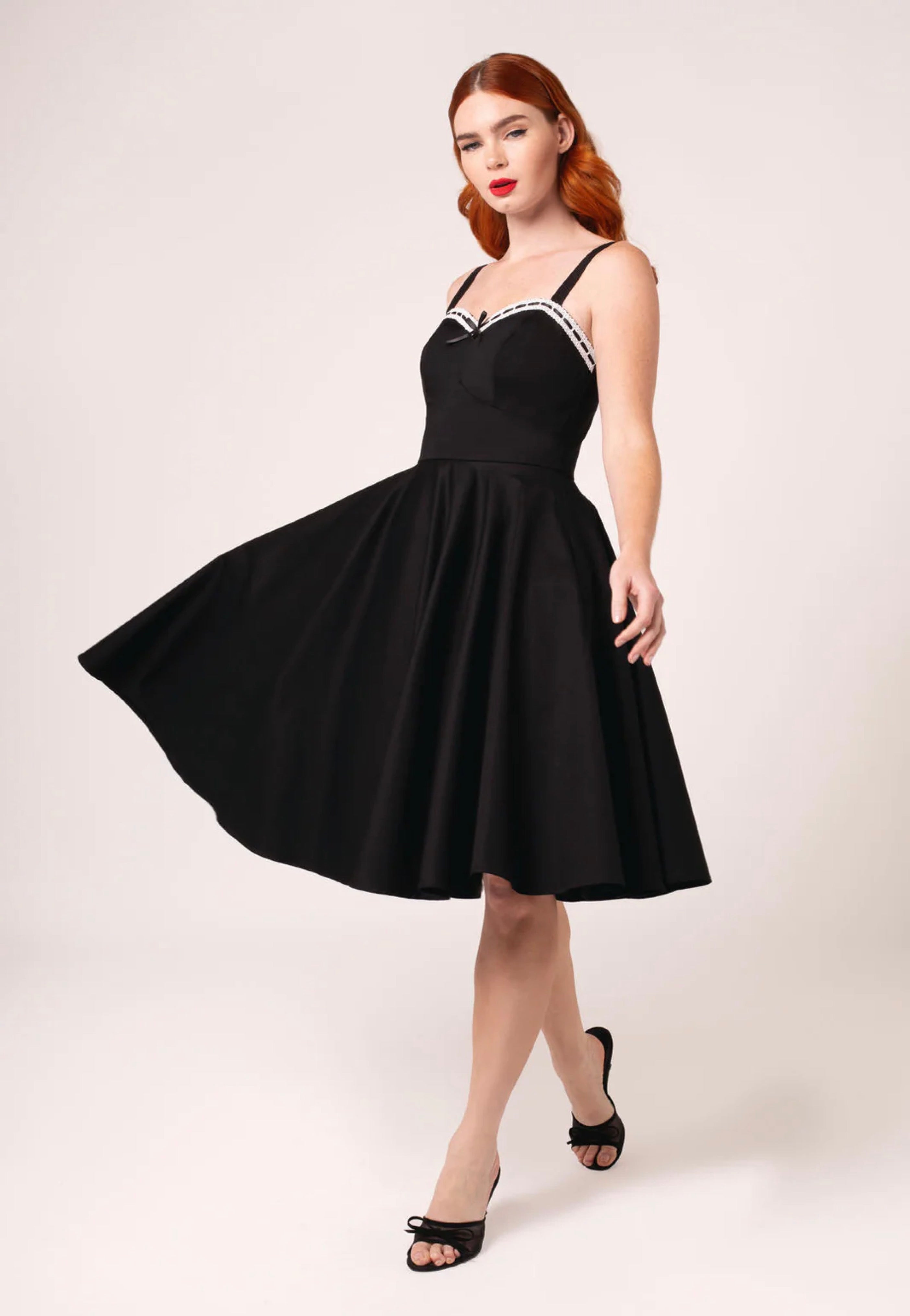 Hellbunny - Gracie Midi Black - Dress | Women-Image