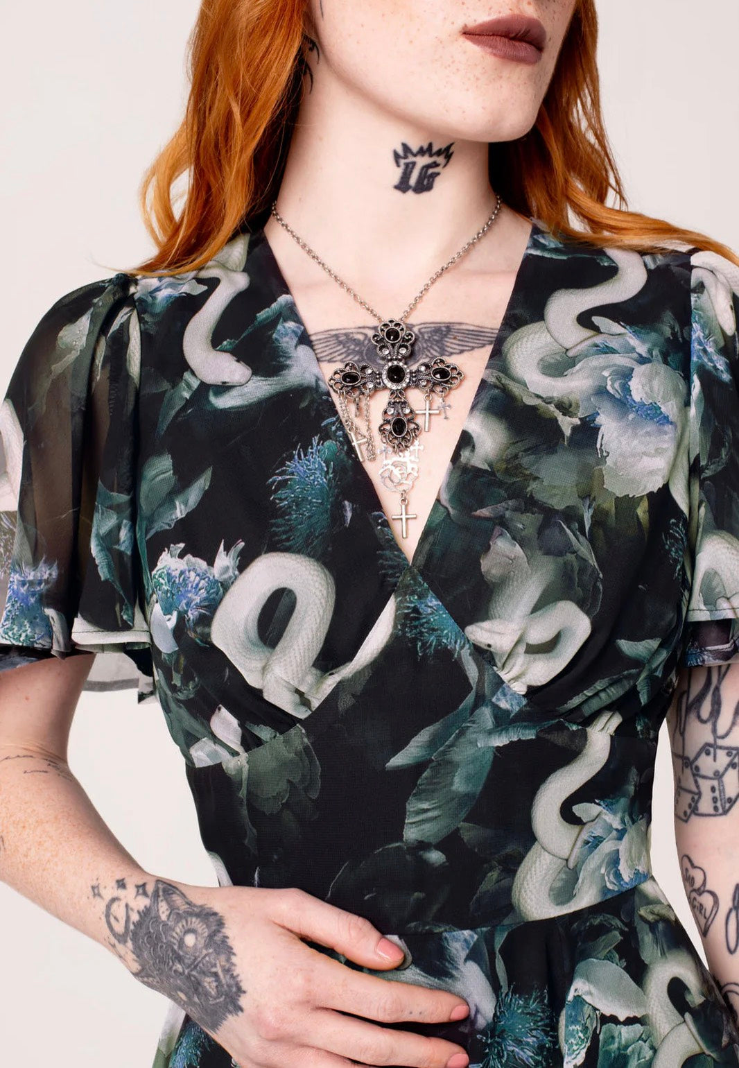 Hellbunny - Serpent Black - Dress | Women-Image