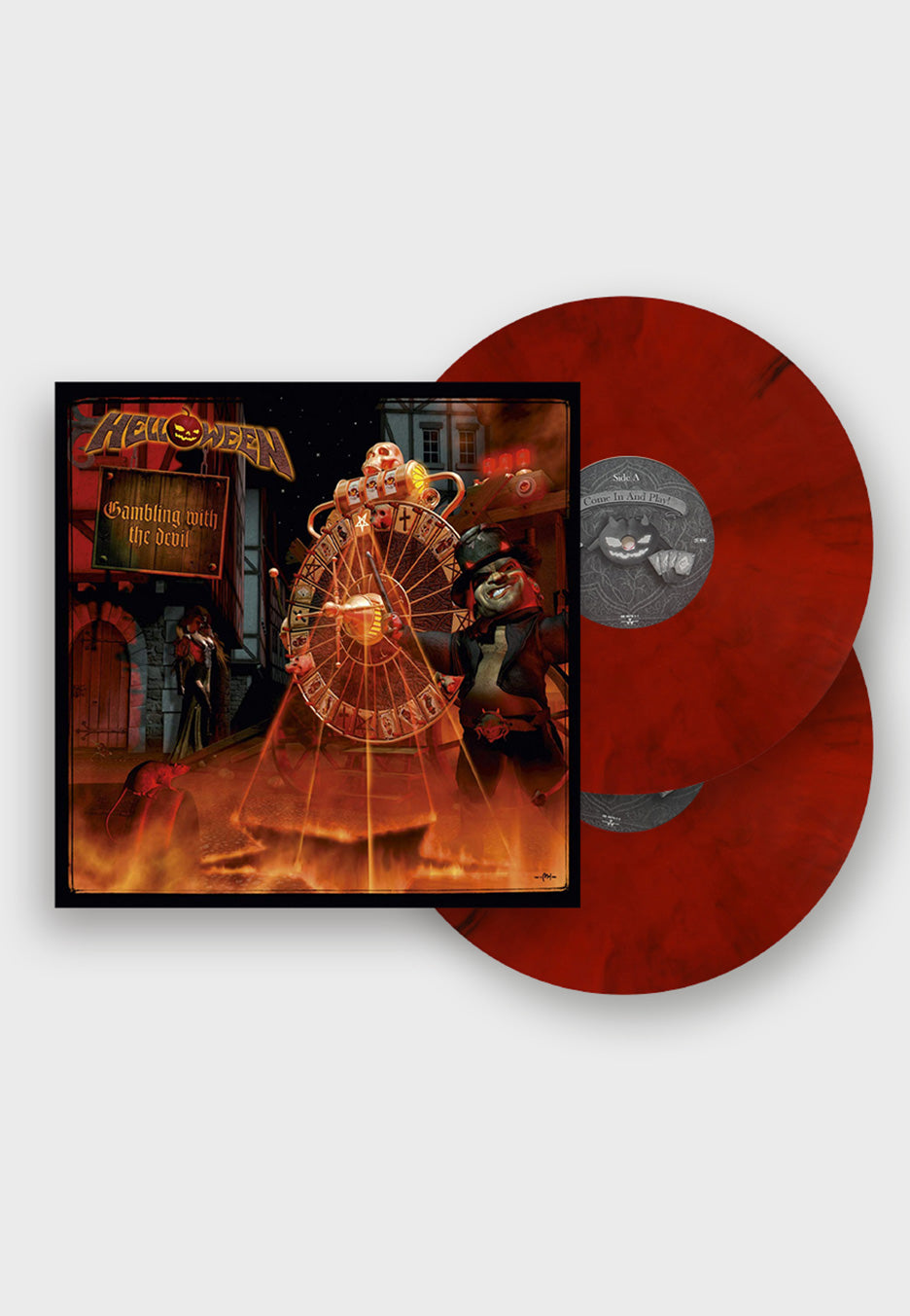 Helloween - Gambling With The Devil Ltd. Red/Black - Marbled 2 