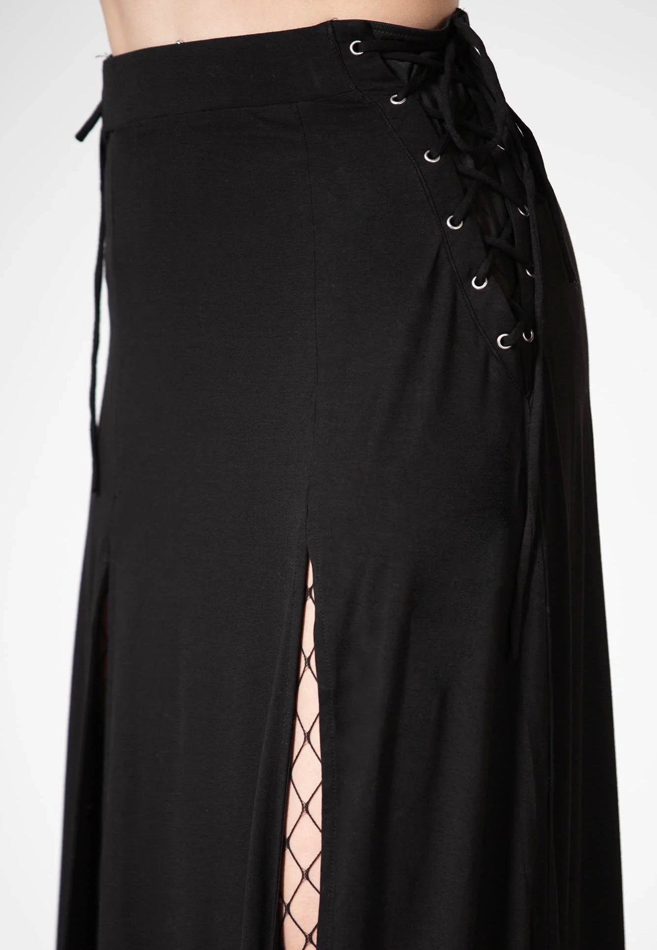 Killstar - Hellverina Split Maxi - Skirt | Women-Image