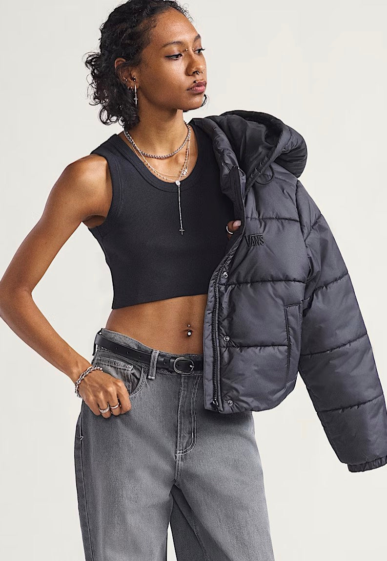 Vans - MTE Hillgate Cropped Puffer Black - Jacket | Women-Image