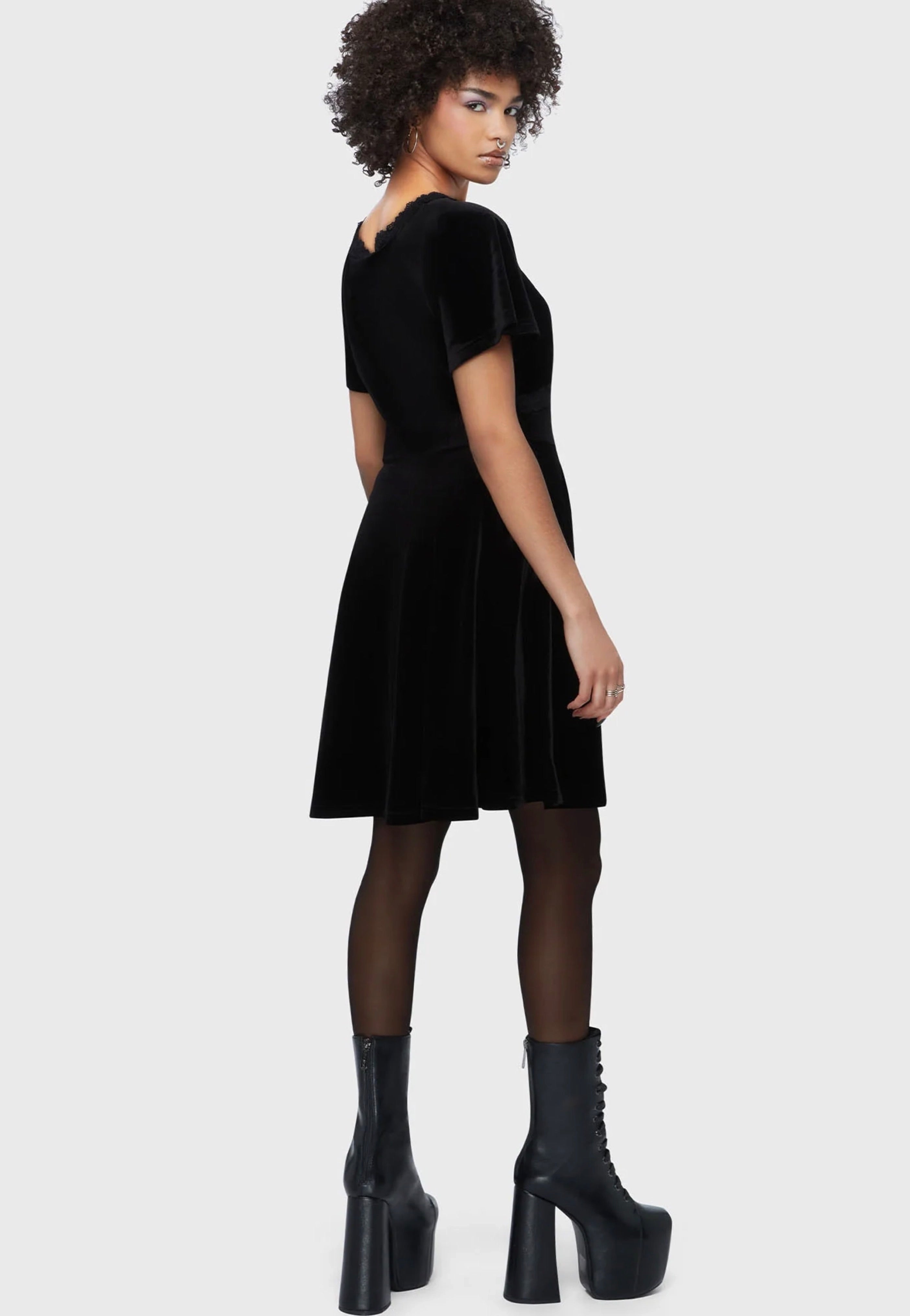 Killstar - Hour Of Echelia Mini Black - Dress | Women-Image