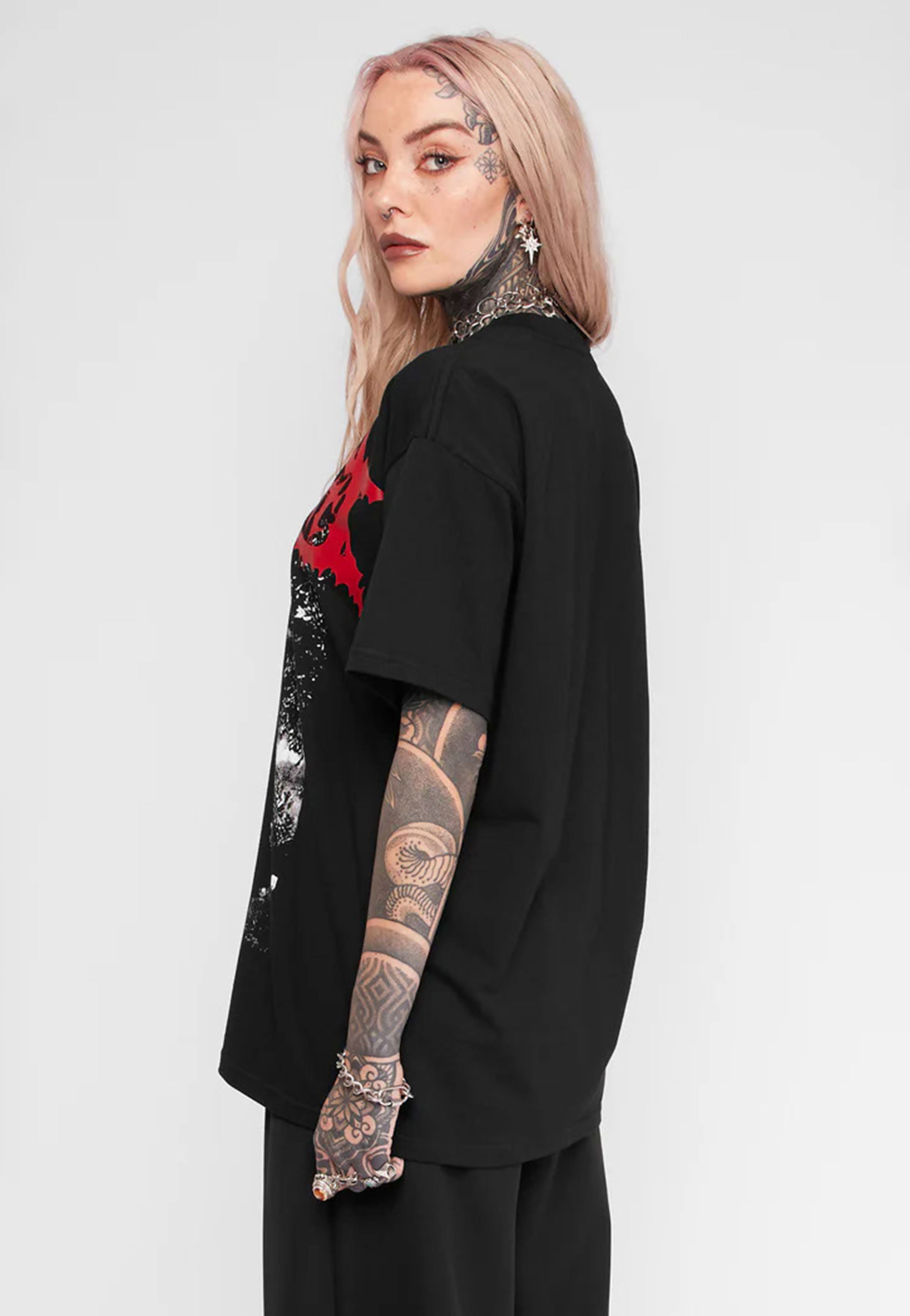 Mary Wyatt - Legion Oversized Black/Red - T-Shirt | Men-Image