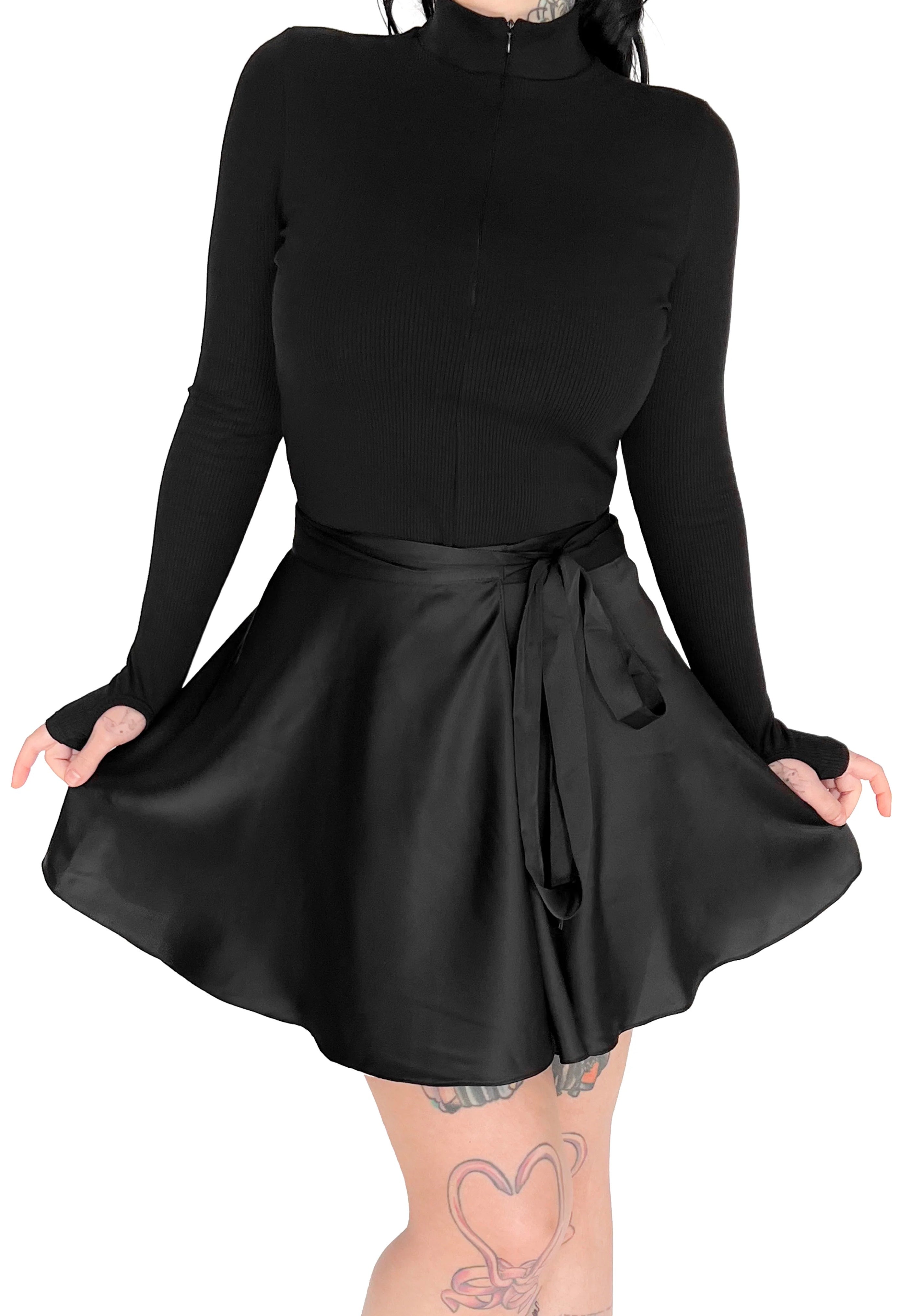 Foxblood - Ballet Wrap Black - Skirt