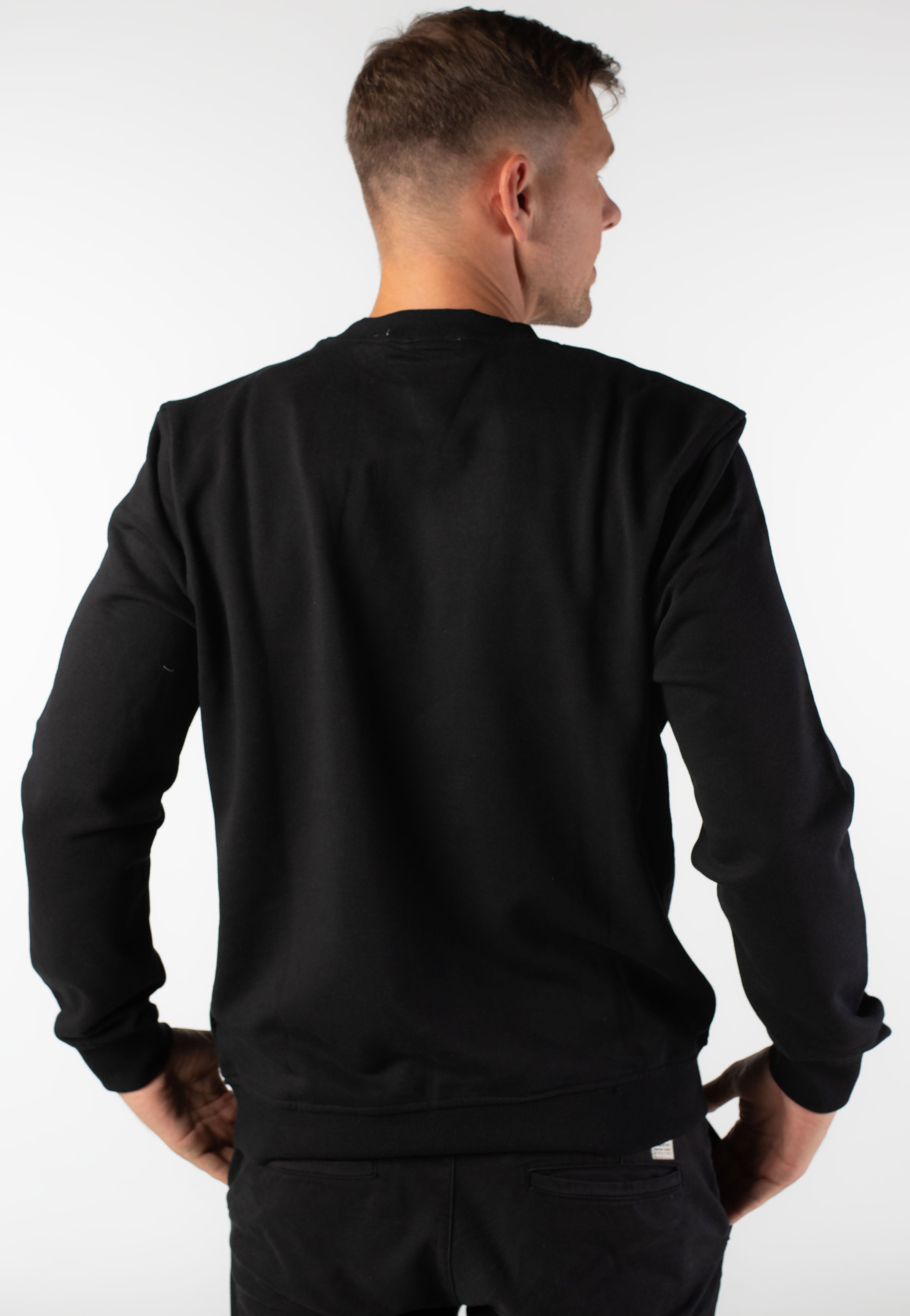 Indicode - Fence Black - Sweater | Men-Image
