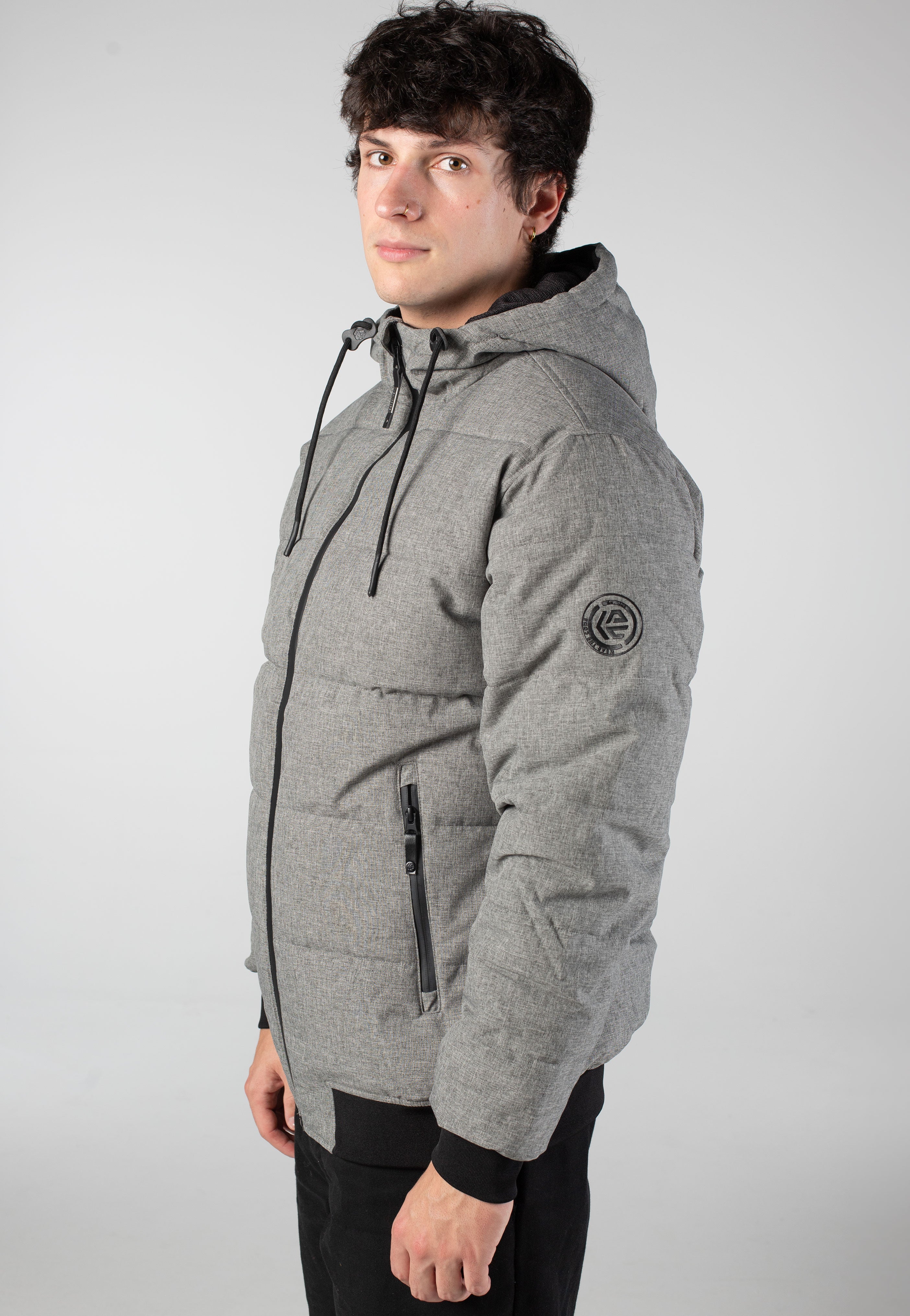 Indicode - Gabrio Charcoal Mix - Jacket | Men-Image