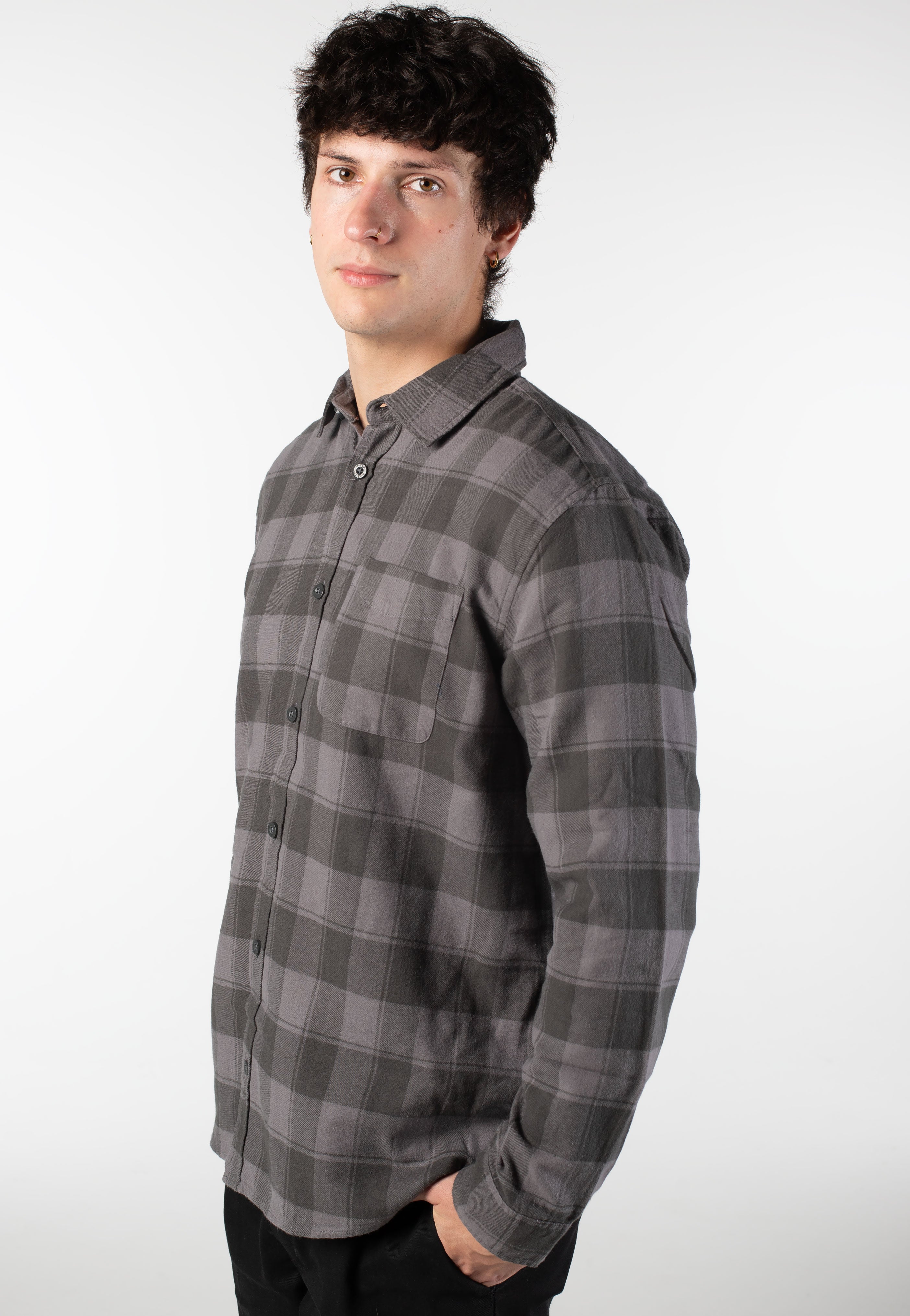 Indicode - Gilmo Pewter - Shirt | Men-Image