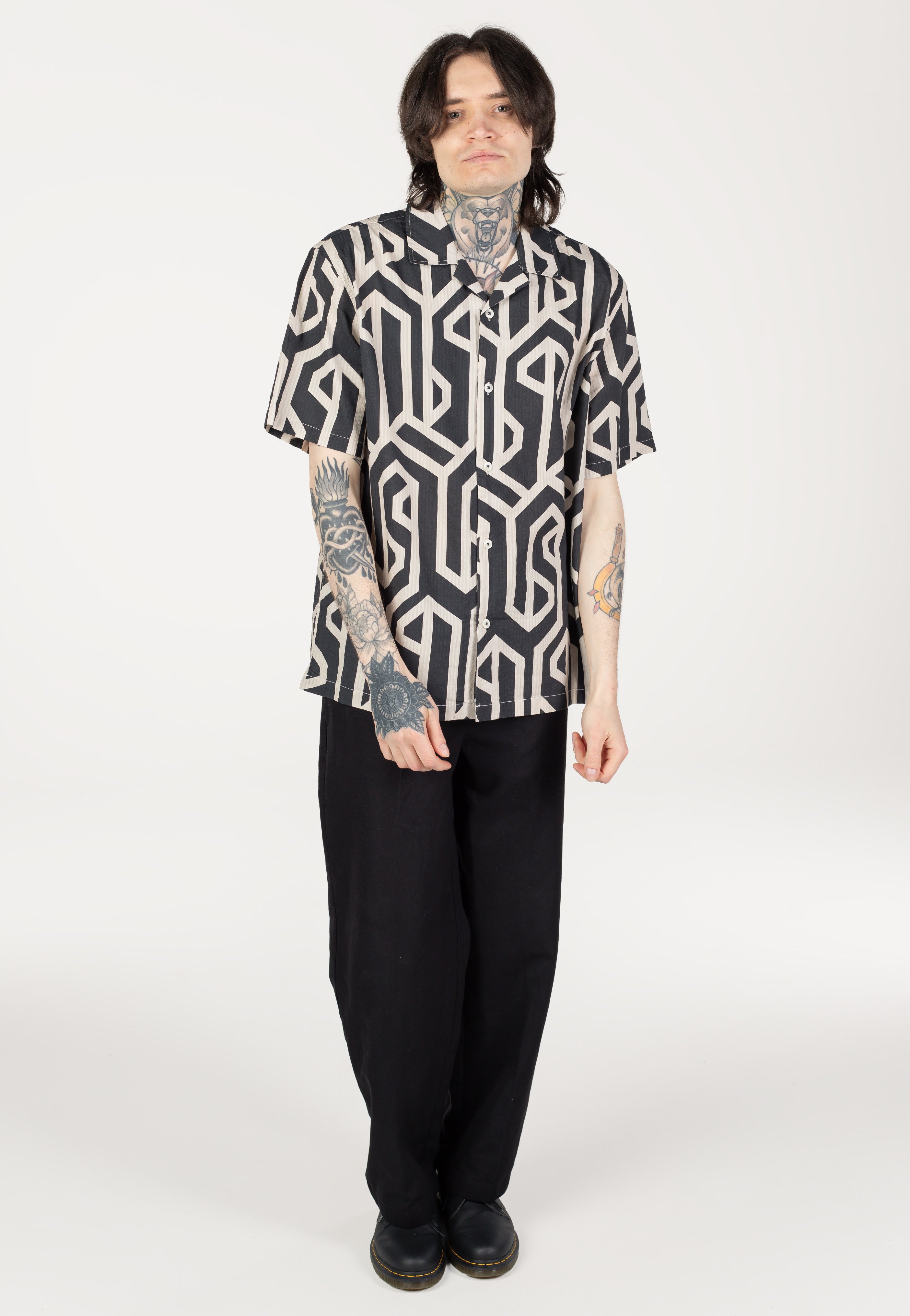 Indicode - Graphic Phantom - Shirt | Men-Image