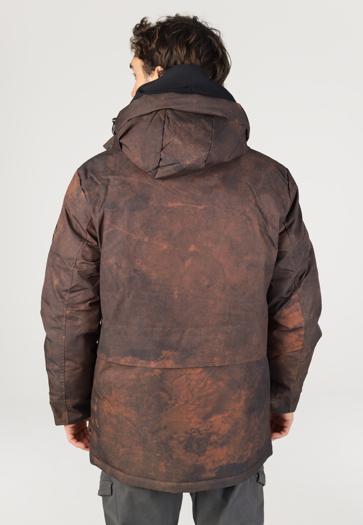 Indicode Grimmaldy Dark Brown Mix Chaqueta