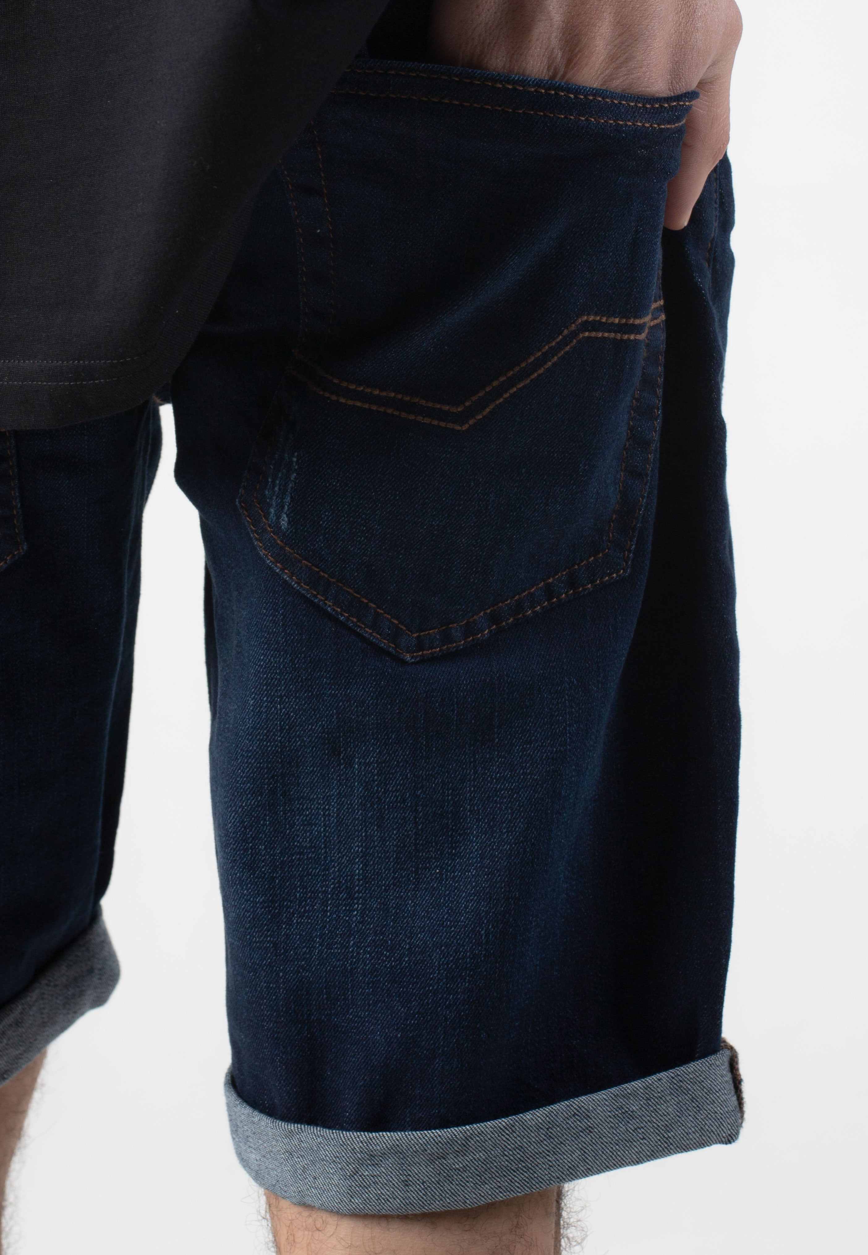 Indicode - Kaden Dark Blue - Shorts | Men-Image