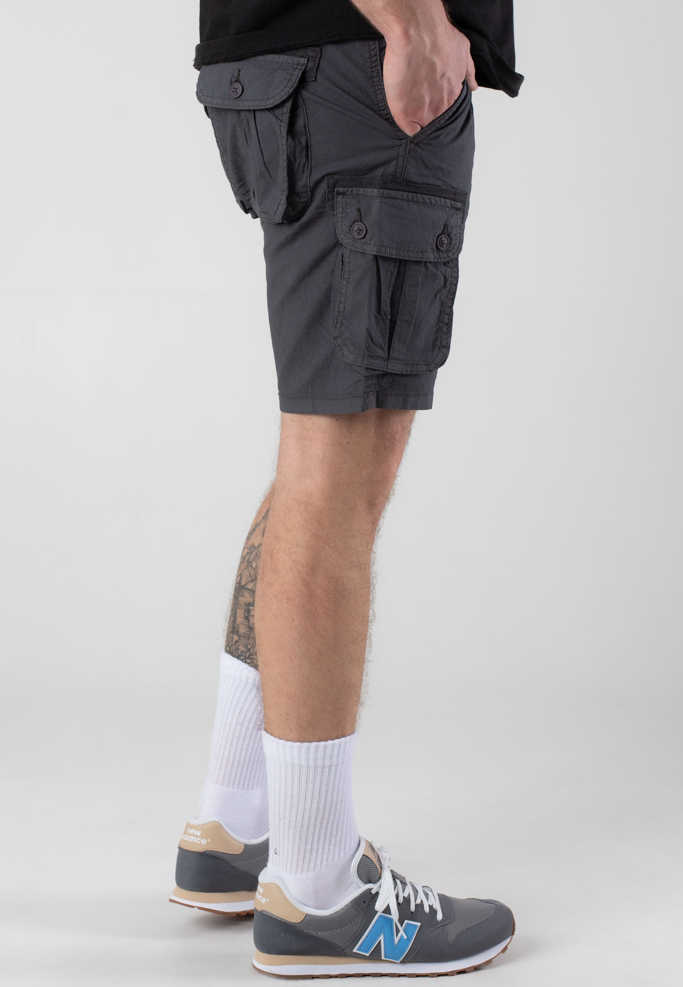 Indicode - Lanny Dark Grey - Shorts | Men-Image