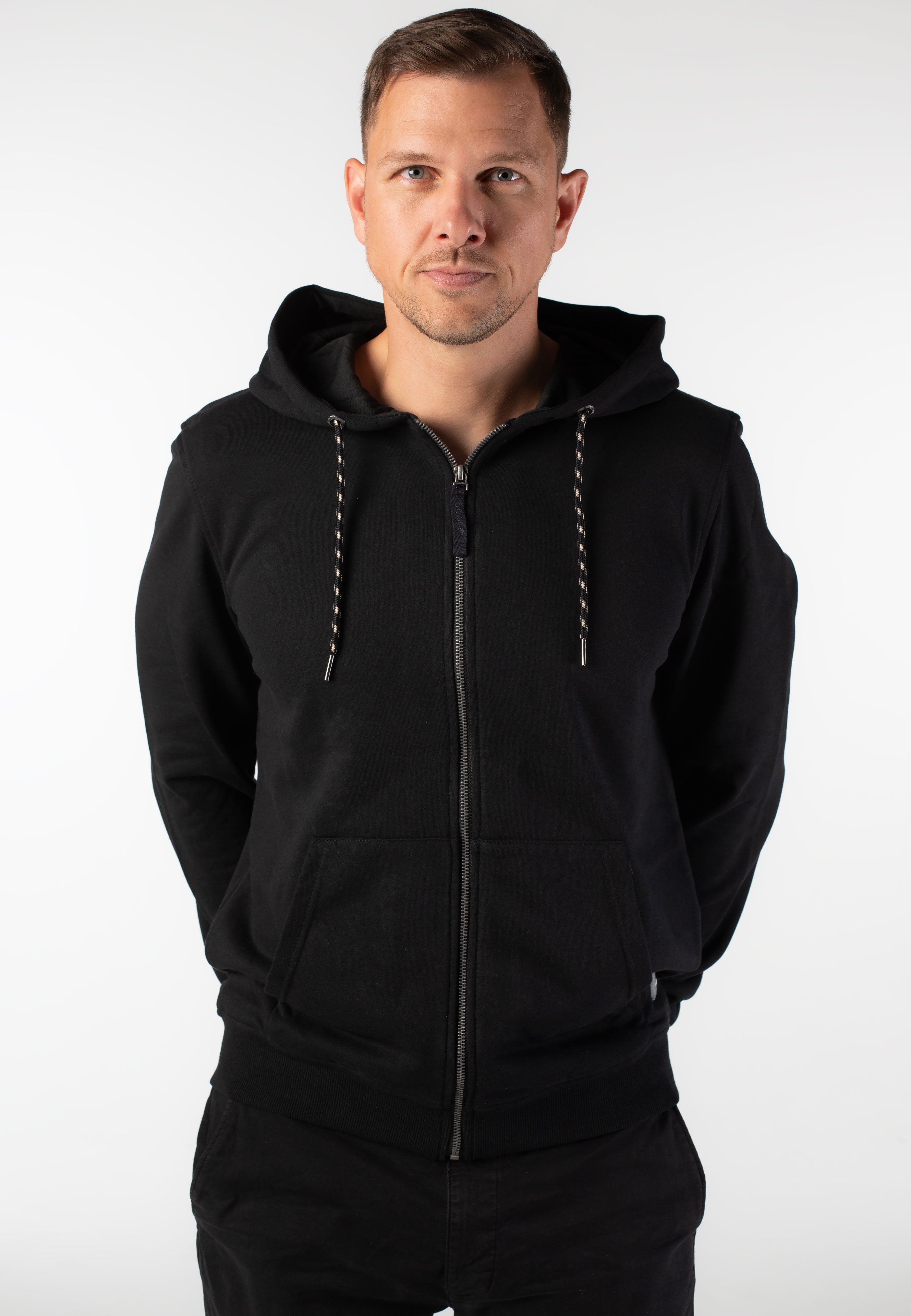 Indicode - Ponto Black - Zipper | Men-Image
