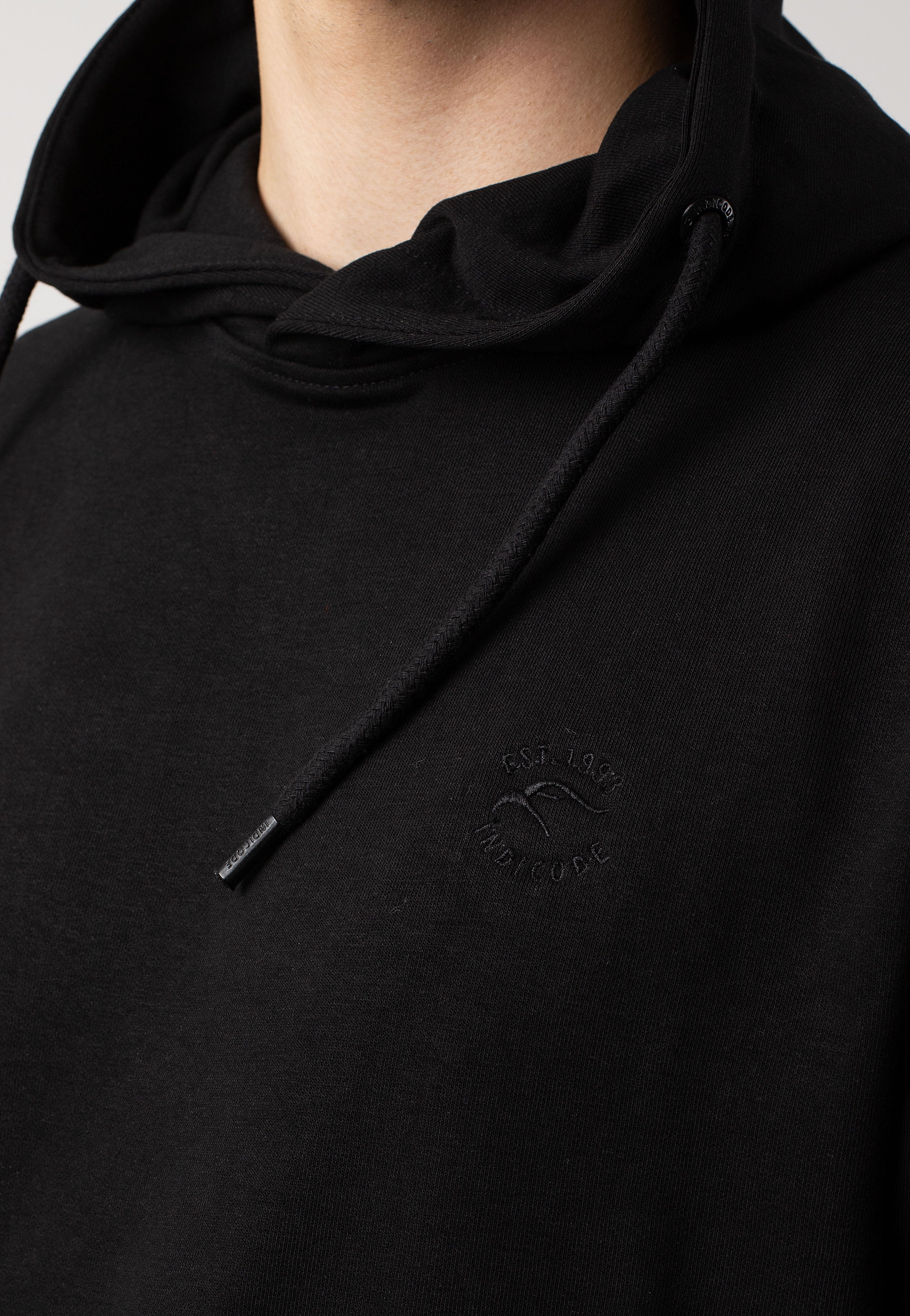 Indicode - Wilkins Black - Hoodie | Men-Image