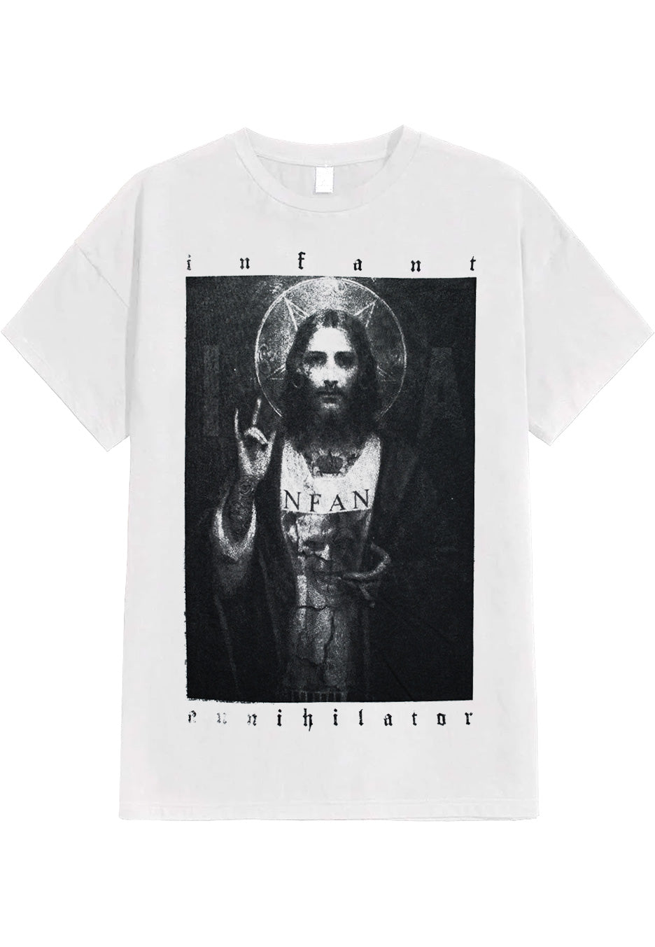 Infant Annihilator - Jesus White - T-Shirt | Neutral-Image