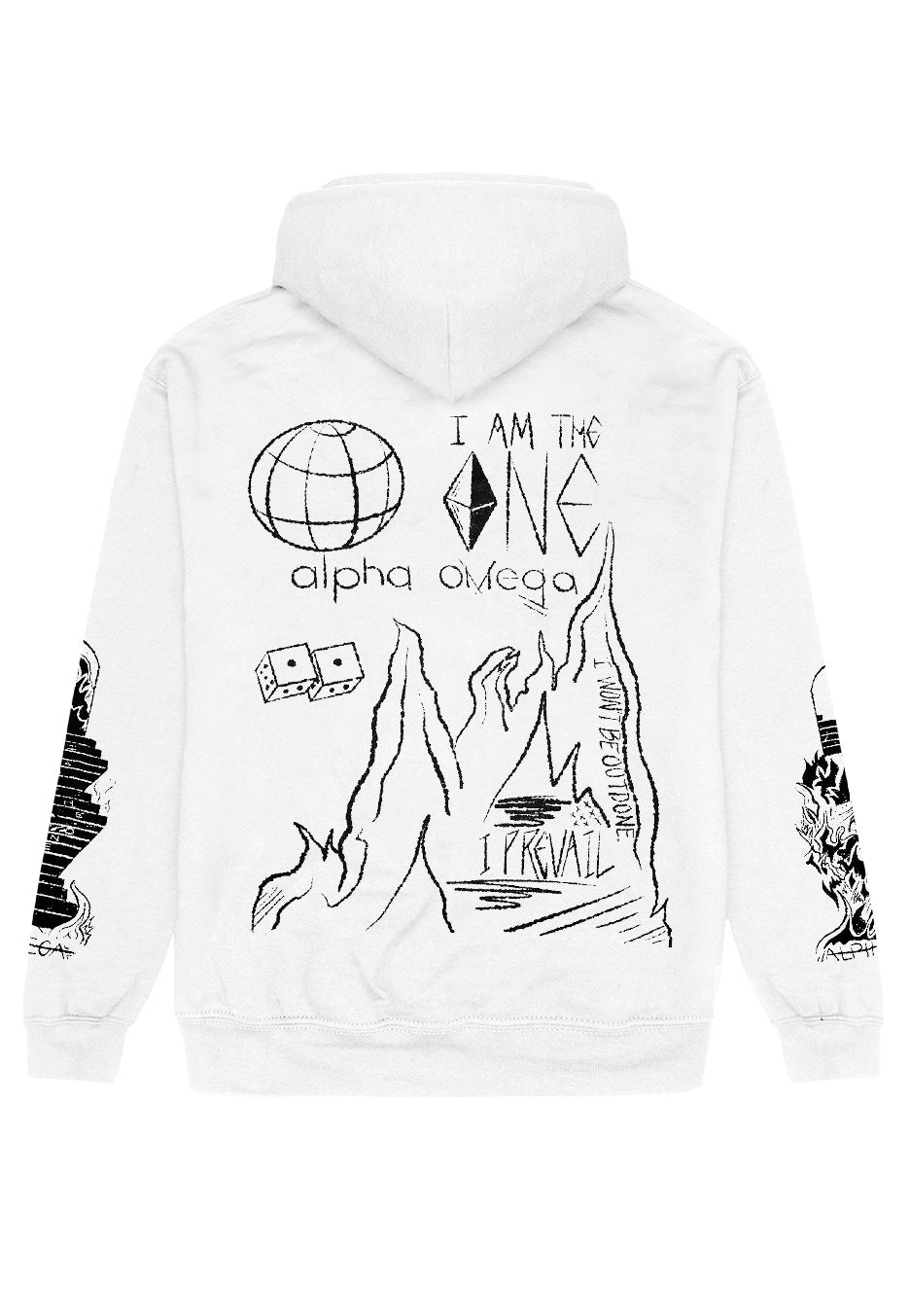 I Prevail - Alpha Omega White - Hoodie | Neutral-Image