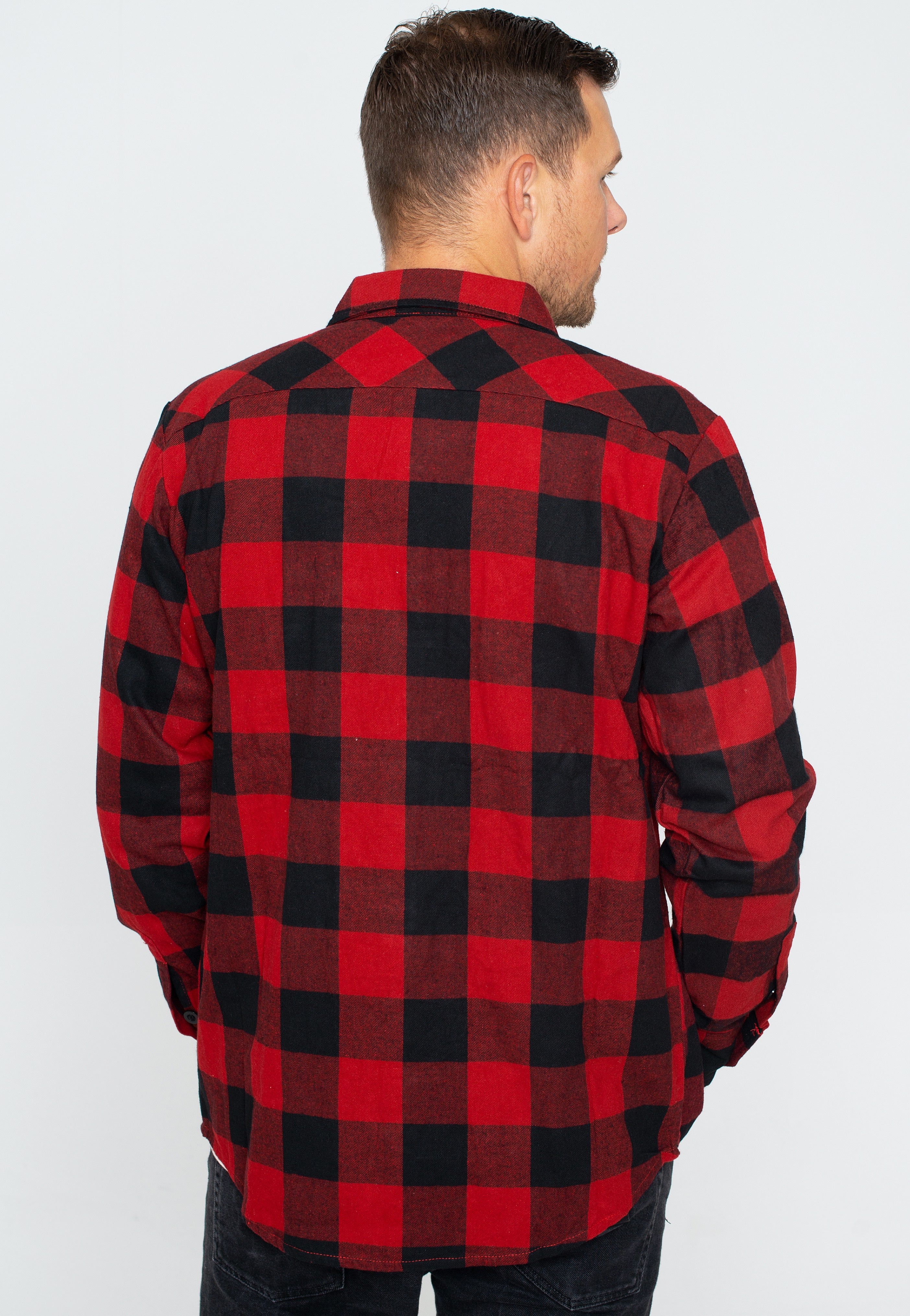 Ironnail - Hooft Black/Red Flanell - Shirt | Men-Image