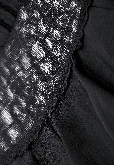 Dark In Love - Gothic Tattered Cape Mock Two-Piece - Blouse | Women-Image