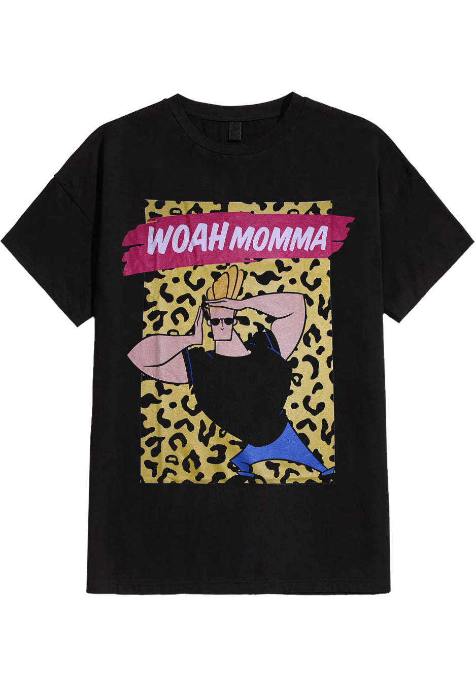 Johnny Bravo - Woah Momma - T-Shirt | Neutral-Image