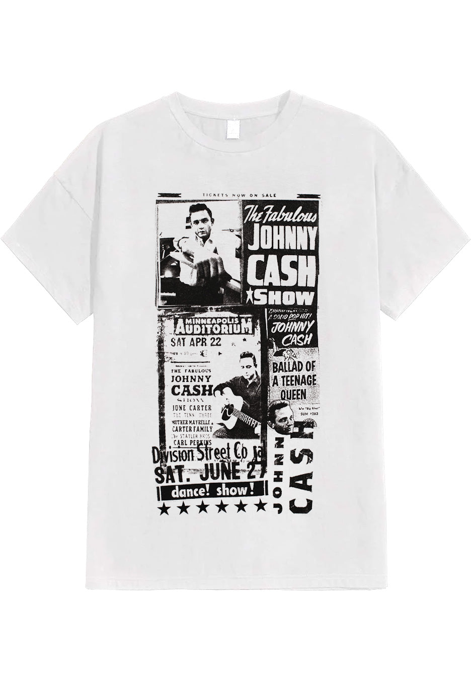 Johnny Cash - Fabulous Johnny Cash Show White - T-Shirt | Neutral-Image
