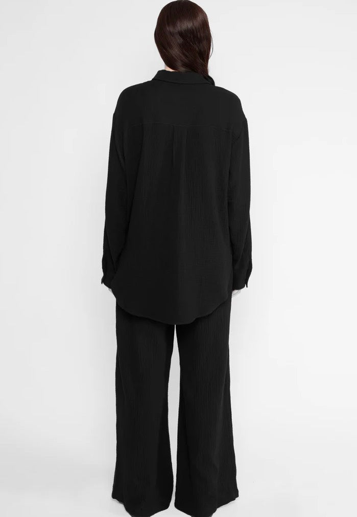 Mary Wyatt - Kali Wide Leg Black - Pants | Women-Image