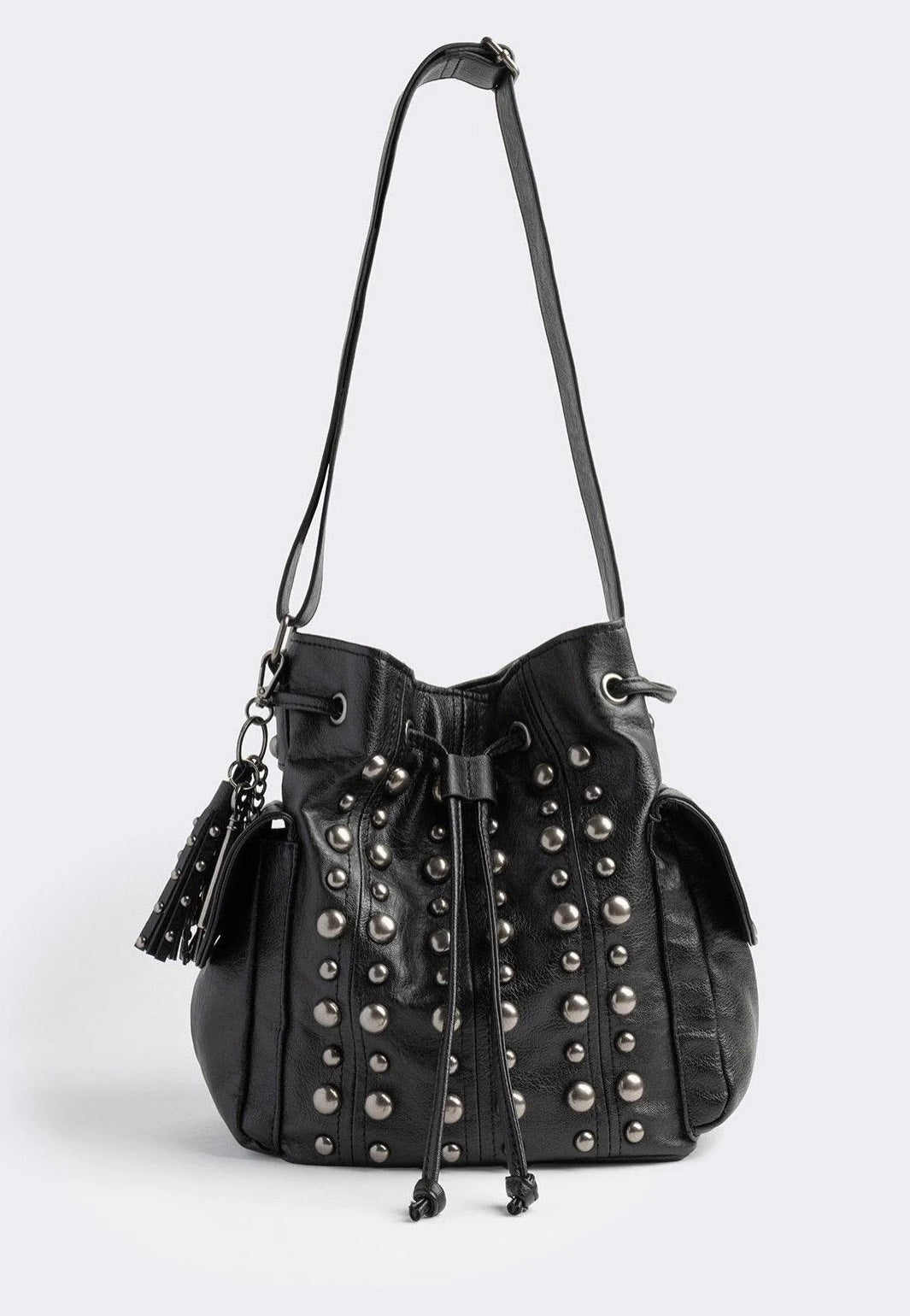 Minga London - Kara Vegan Bucket Black - Bag | Neutral-Image
