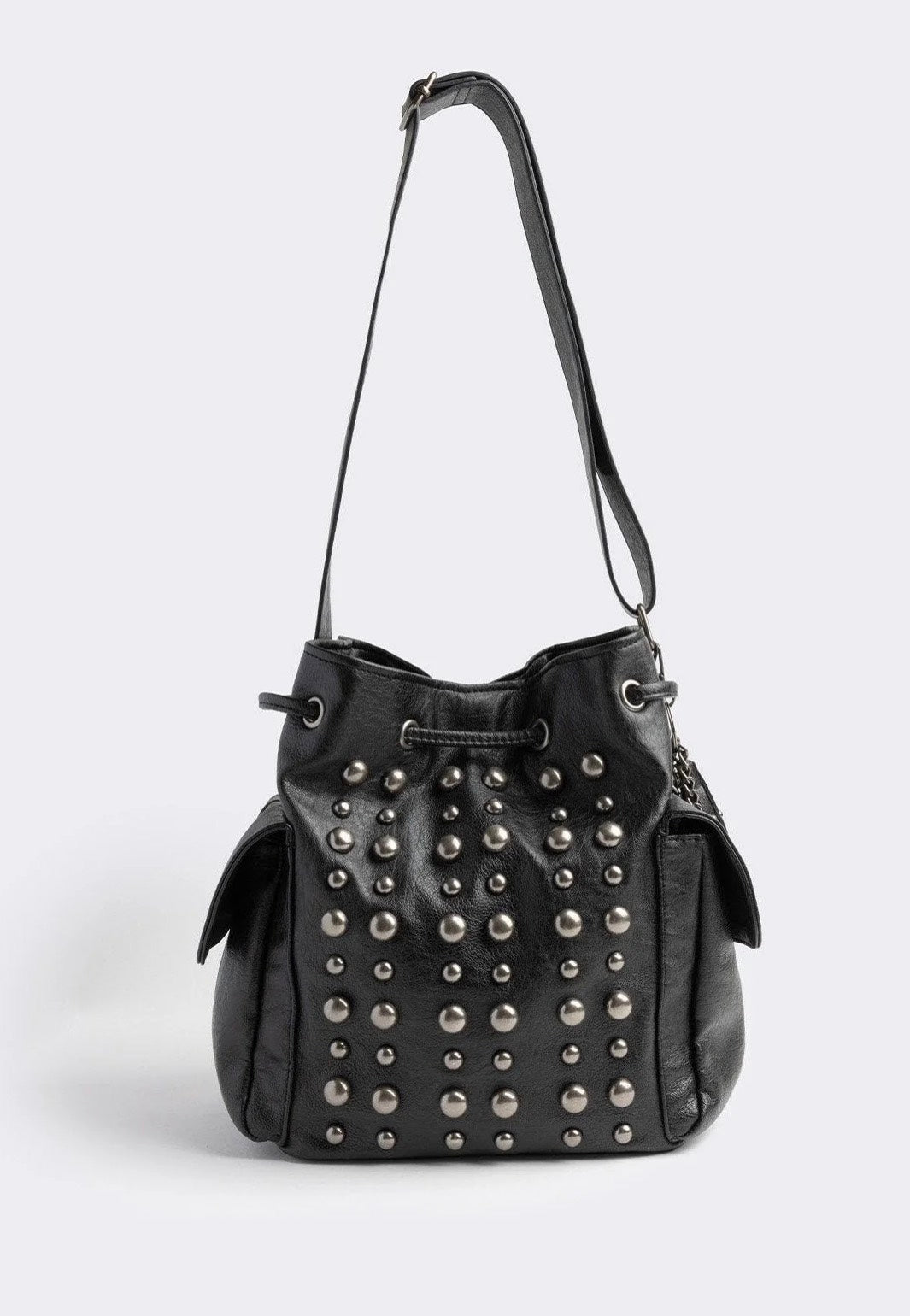 Minga London - Kara Vegan Bucket Black - Bag | Neutral-Image