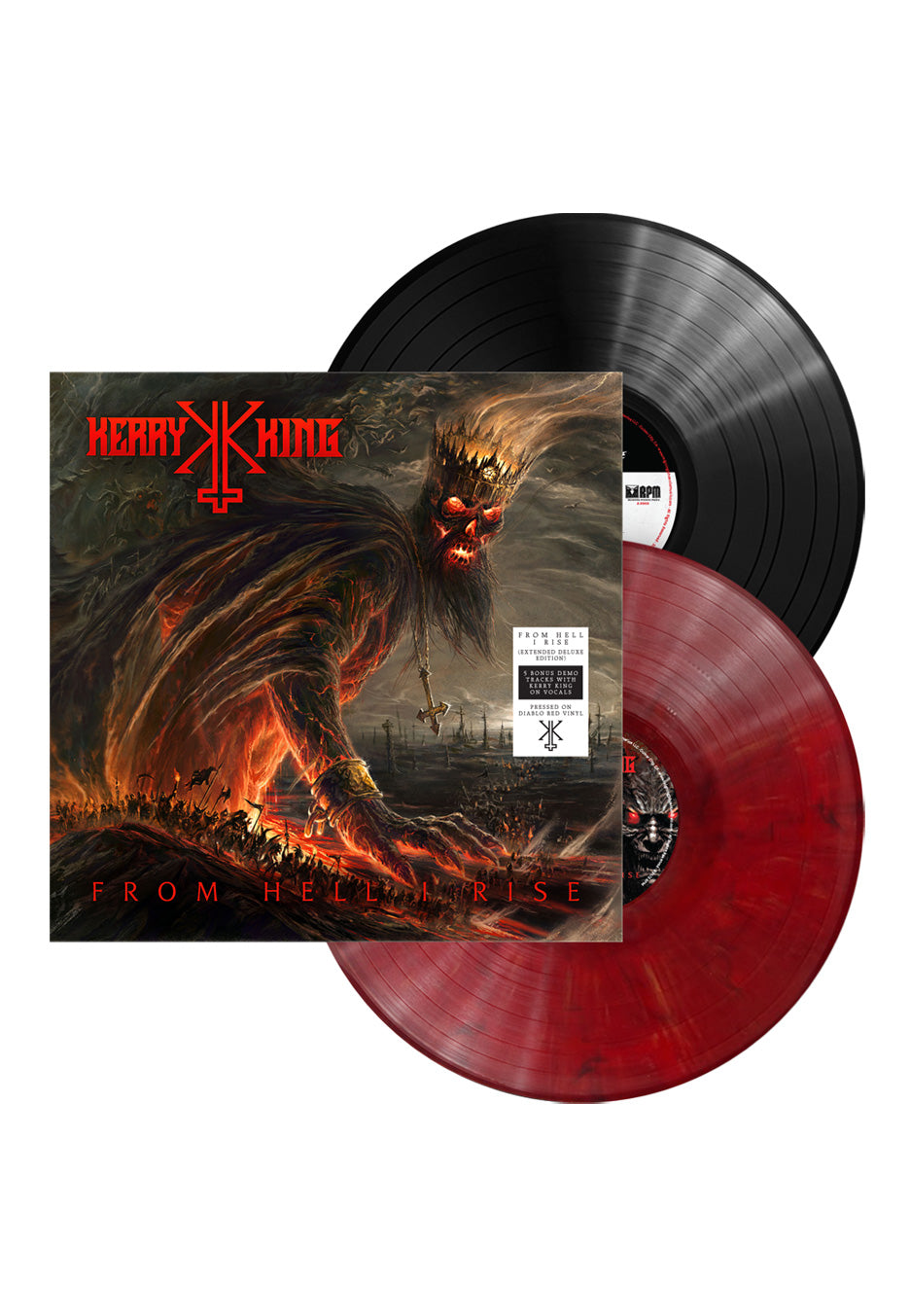 Kerry King - From Hell I Rise (Extended Deluxe) Ltd. Diablo Red + Black - Colored 2 Vinyl | Neutral-Image