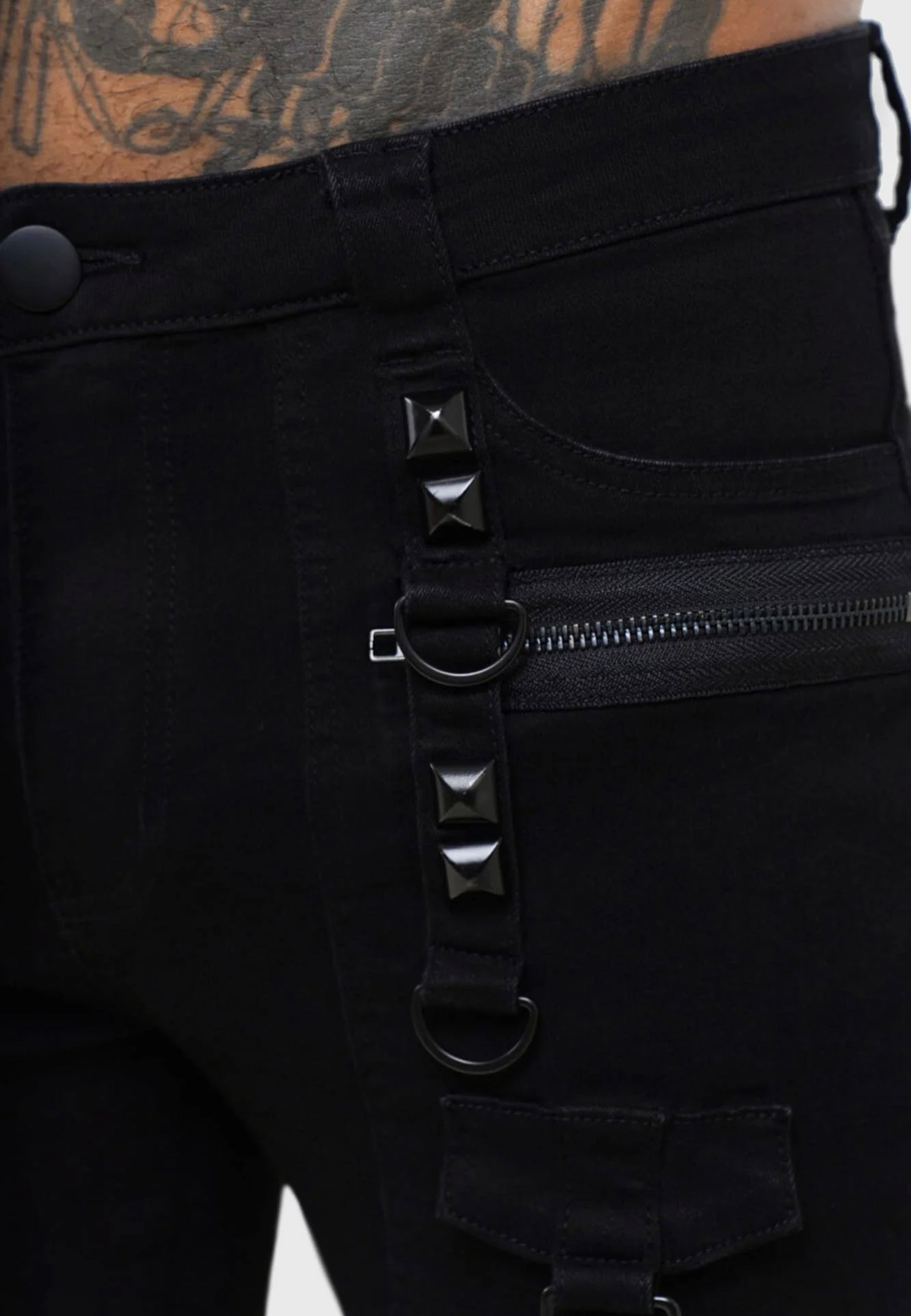 Killstar x Kihilist - Bondage Black - Pants | Men-Image