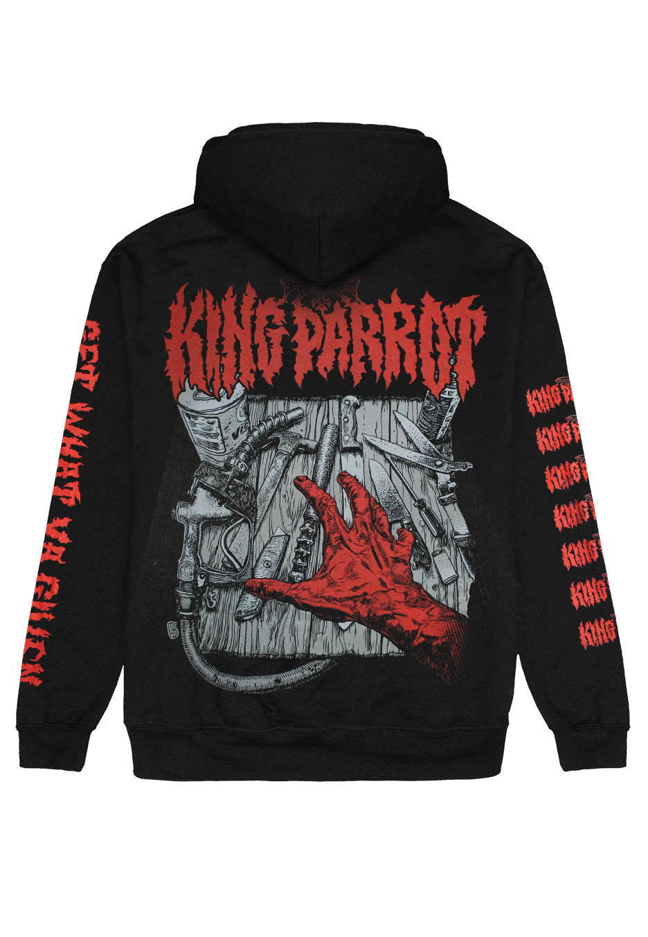 King Parrot Get Whaat Ya Given Chaqueta con cremallera
