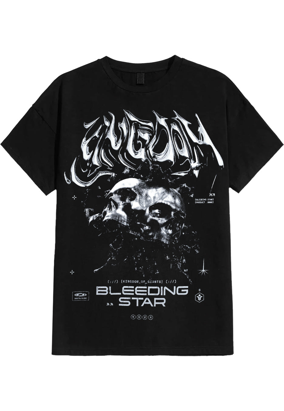 Kingdom Of Giants Skull Camiseta