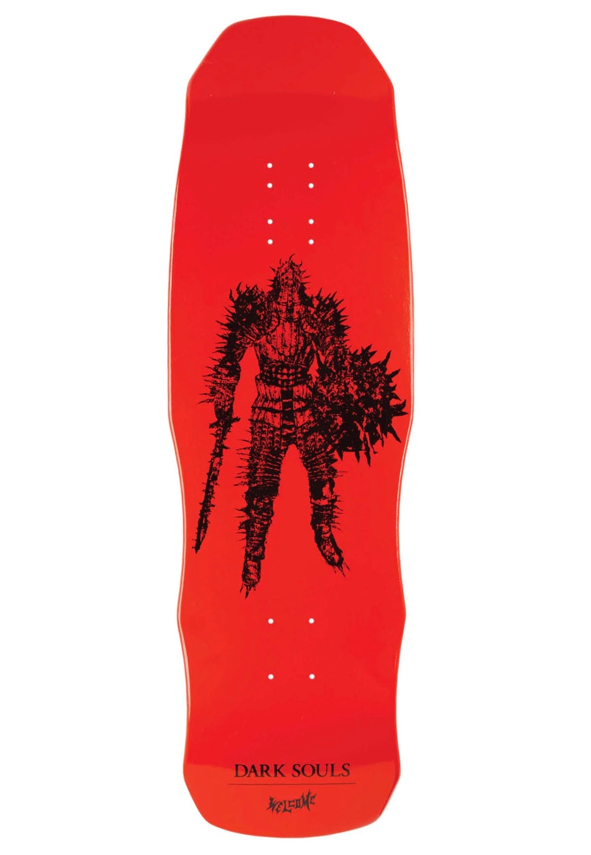 Welcome x Dark Souls Kirk on Dark Lord Skate Deck