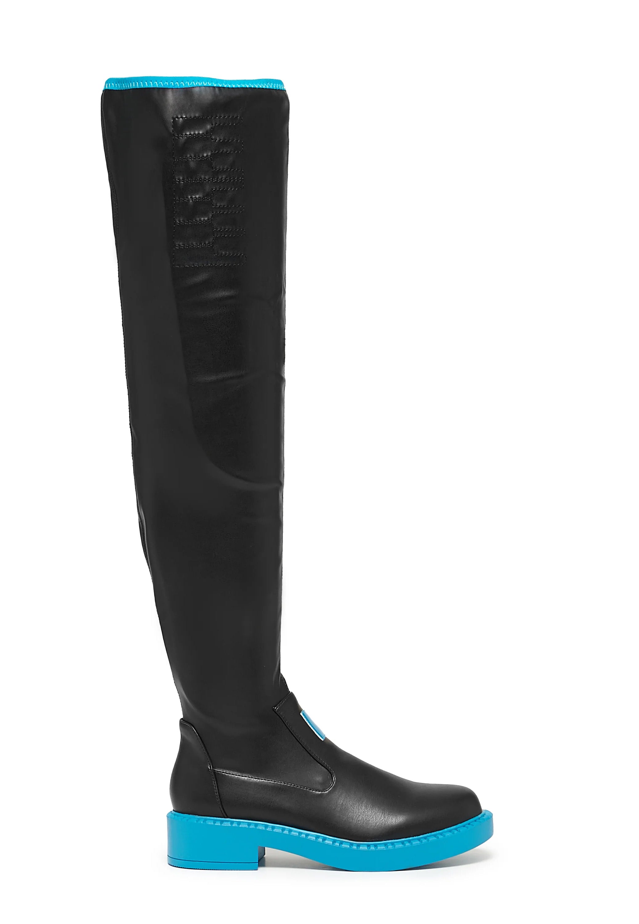 Koi Footwear x Hatsune Miku - The Hatsune Miku Long Boots Black - Girl Shoes | Women-Image