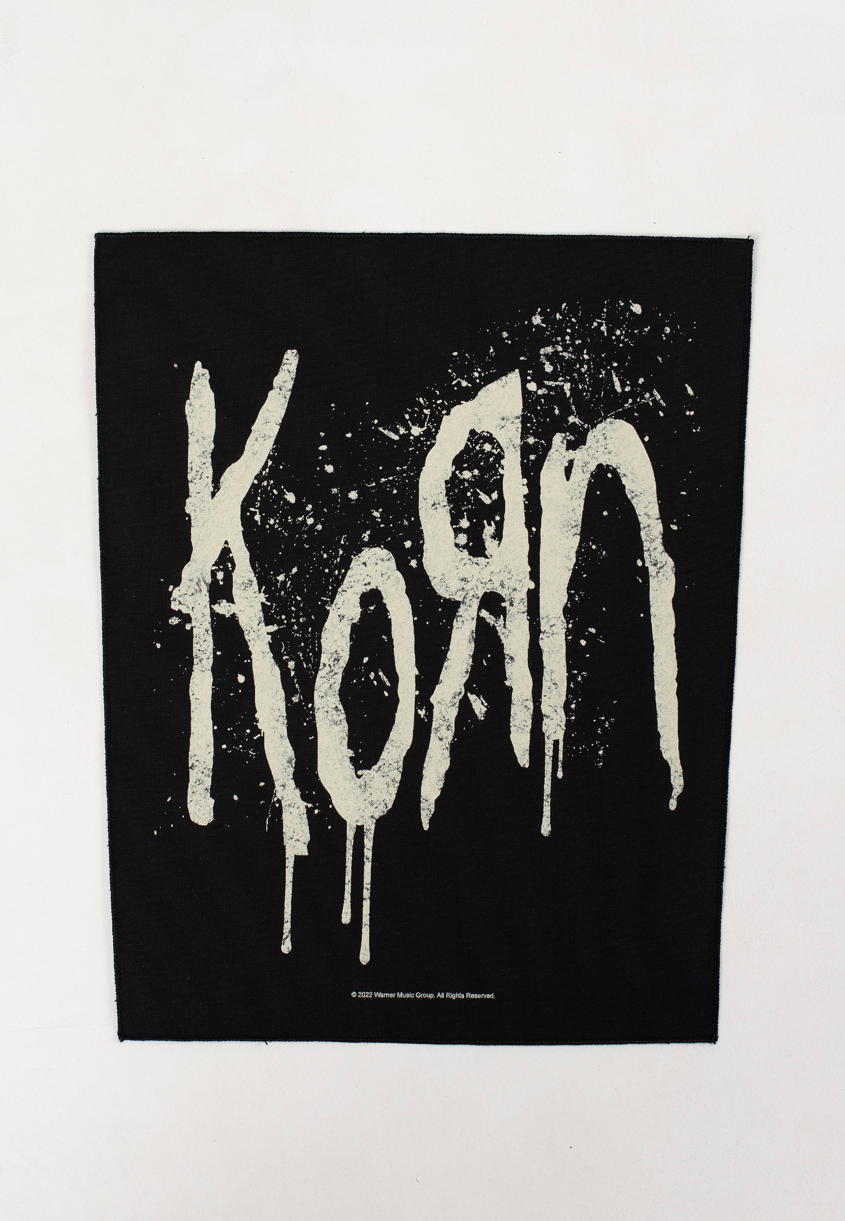 Korn - Splatter Logo - Backpatch
