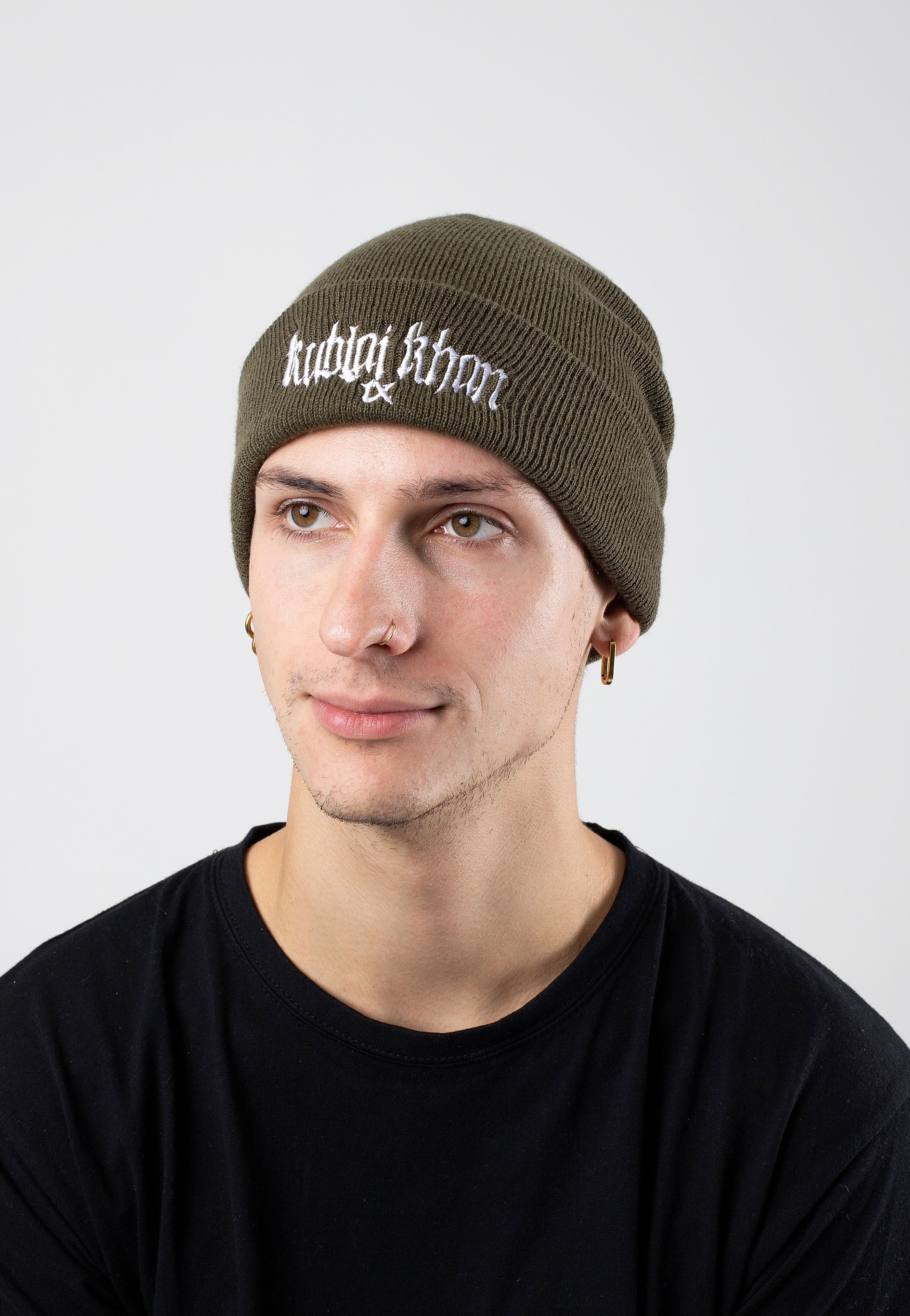 Kublai Khan - KK TX Logo Moss Green - Beanie | Neutral-Image