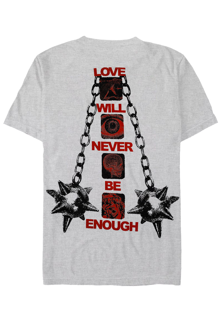 Kublai Khan - Never Enough Sportsgrey - T-Shirt | Neutral-Image