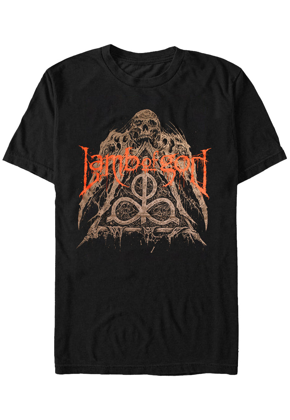 Lamb Of God Skull Pyramid Camiseta
