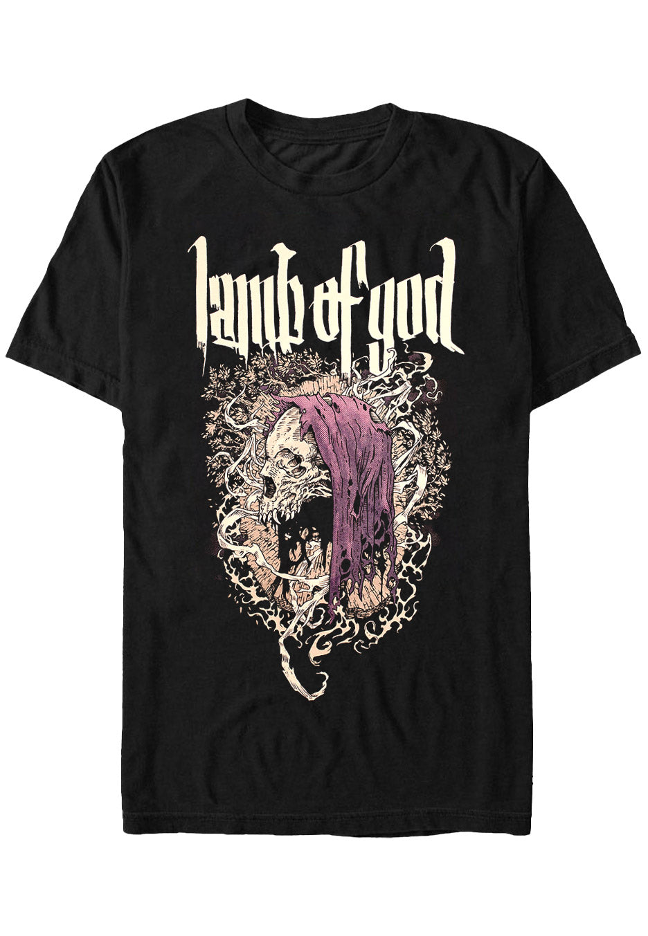 Lamb Of God Hooded Scribe T Shirt Nuclear Blast