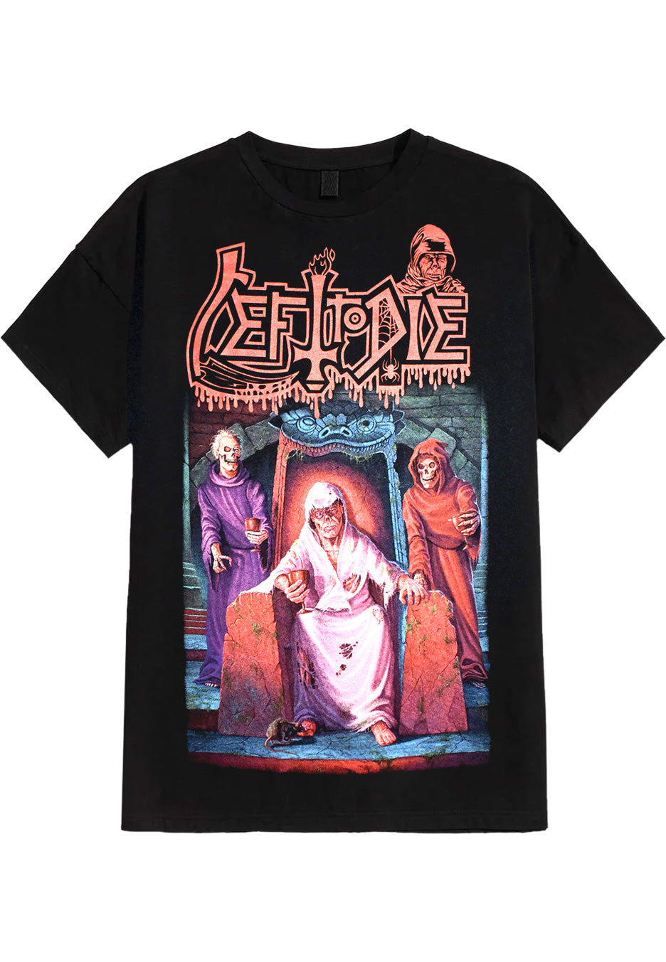 Left To Die - Screaming Bloody Leprosy Across Europe 2024 - T-Shirt | Neutral-Image