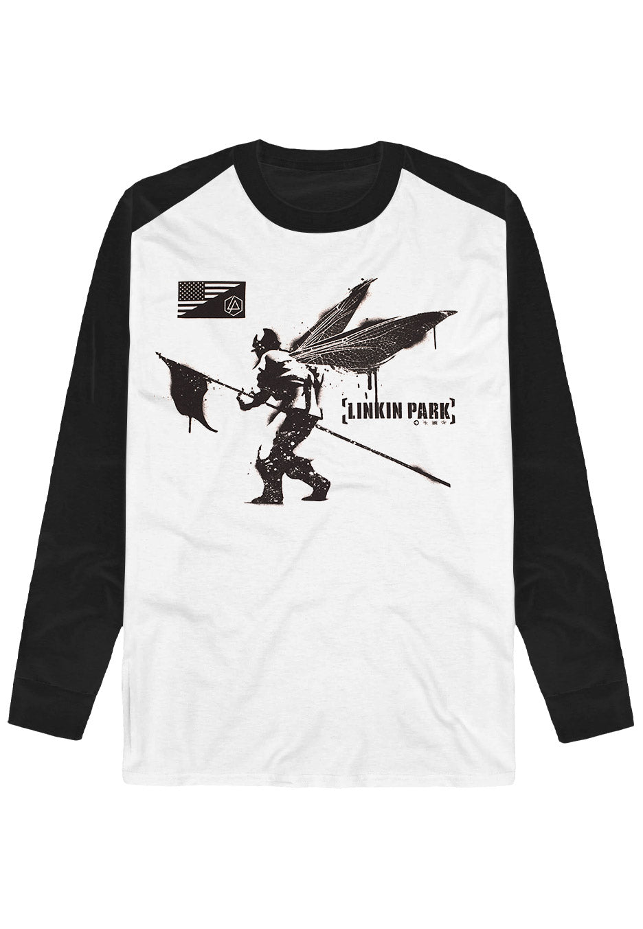 Linkin Park - Street Soldier White/Black - Longsleeve | Nuclear Blast