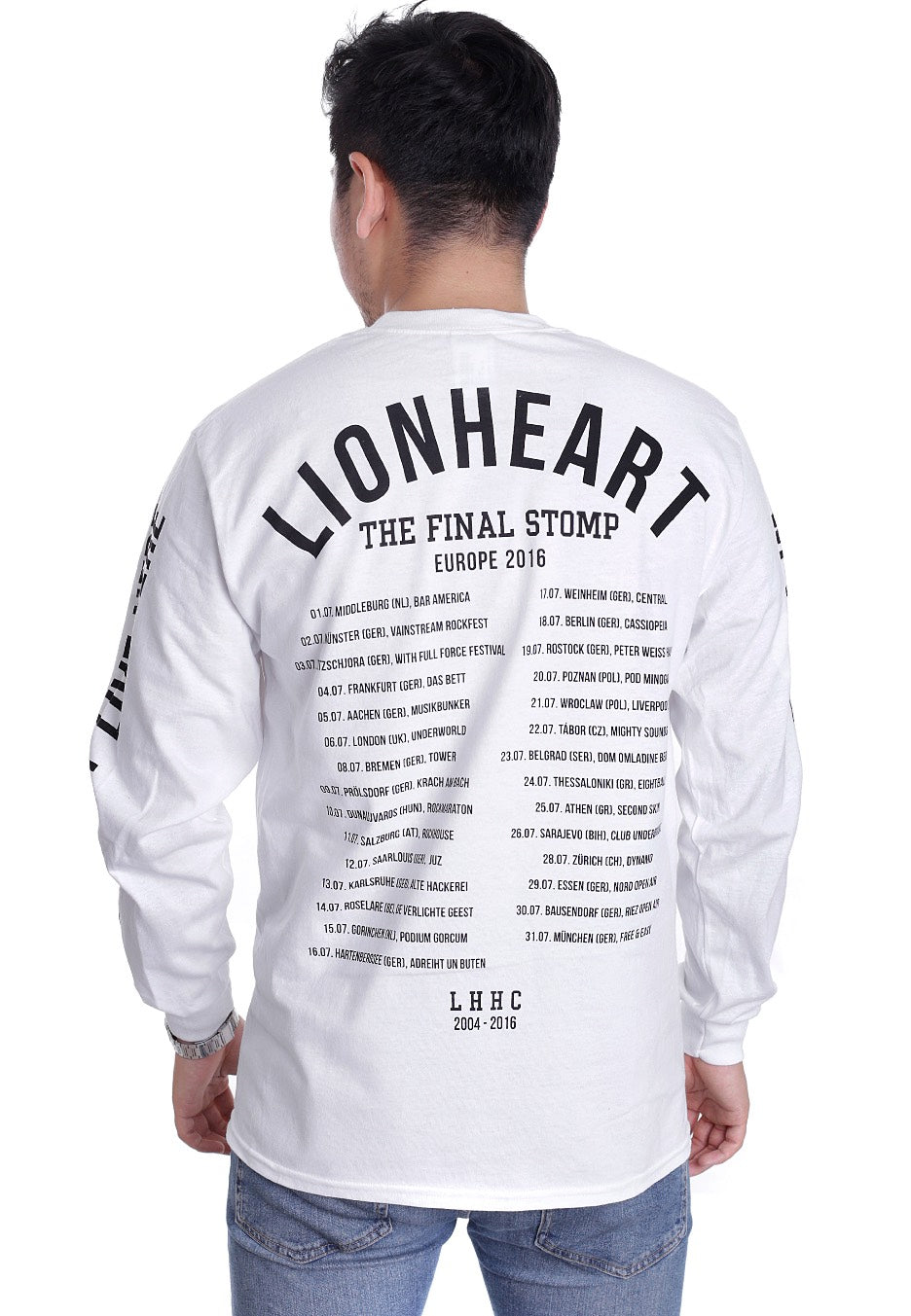 Lionheart - Cali Stomp White - Longsleeve | Men-Image