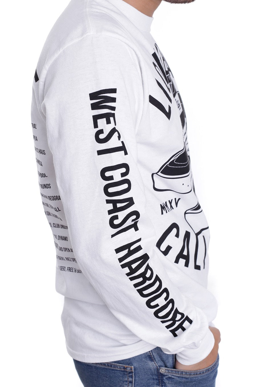 Lionheart - Cali Stomp White - Longsleeve | Men-Image