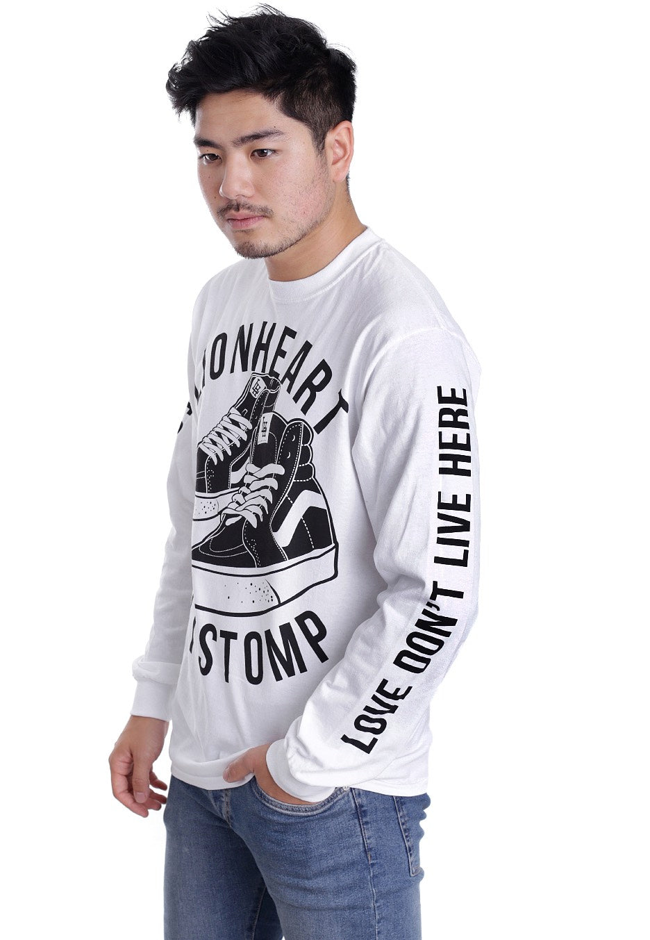 Lionheart - Cali Stomp White - Longsleeve | Men-Image
