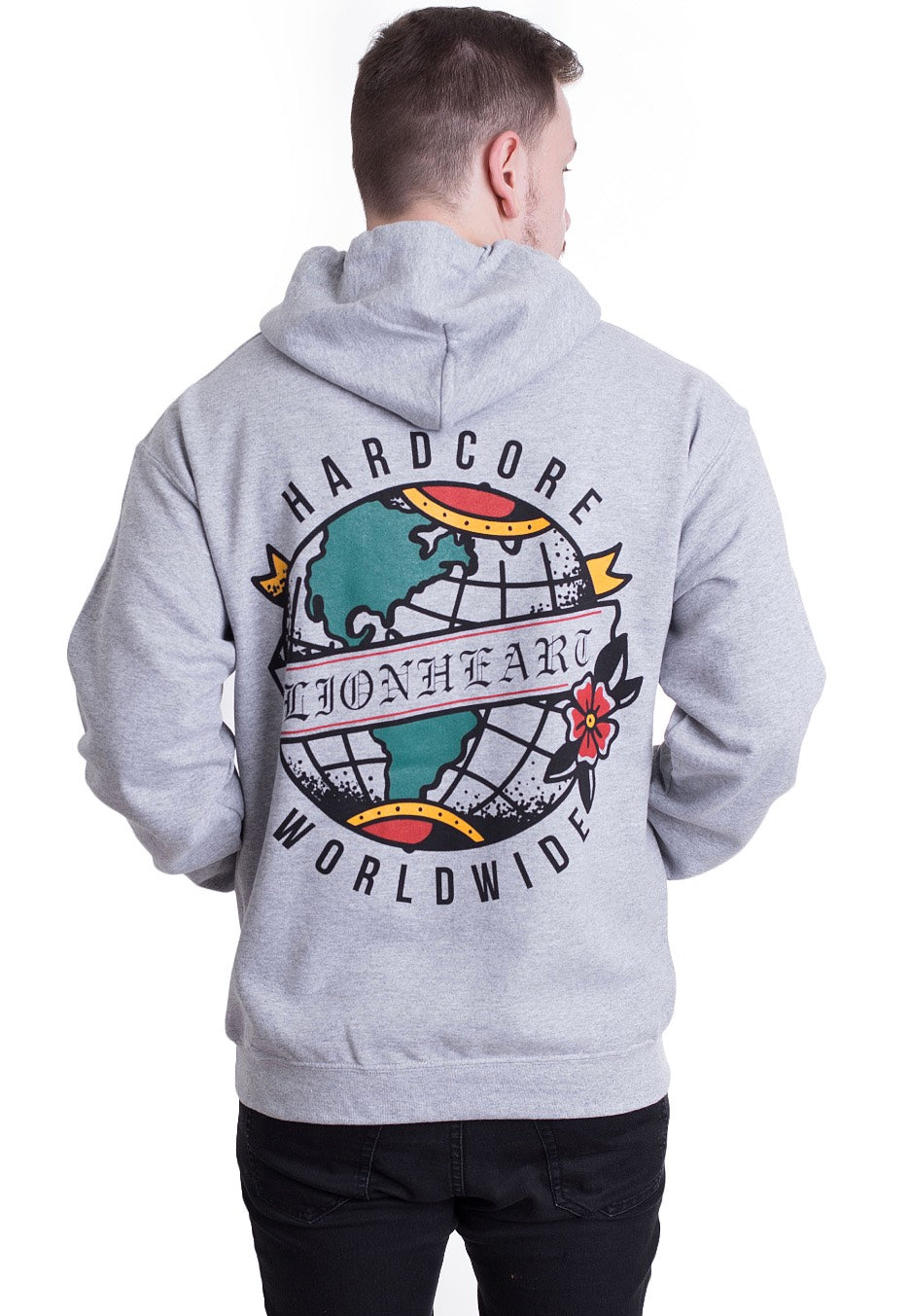 Lionheart - Globe Sportsgrey - Hoodie | Men-Image