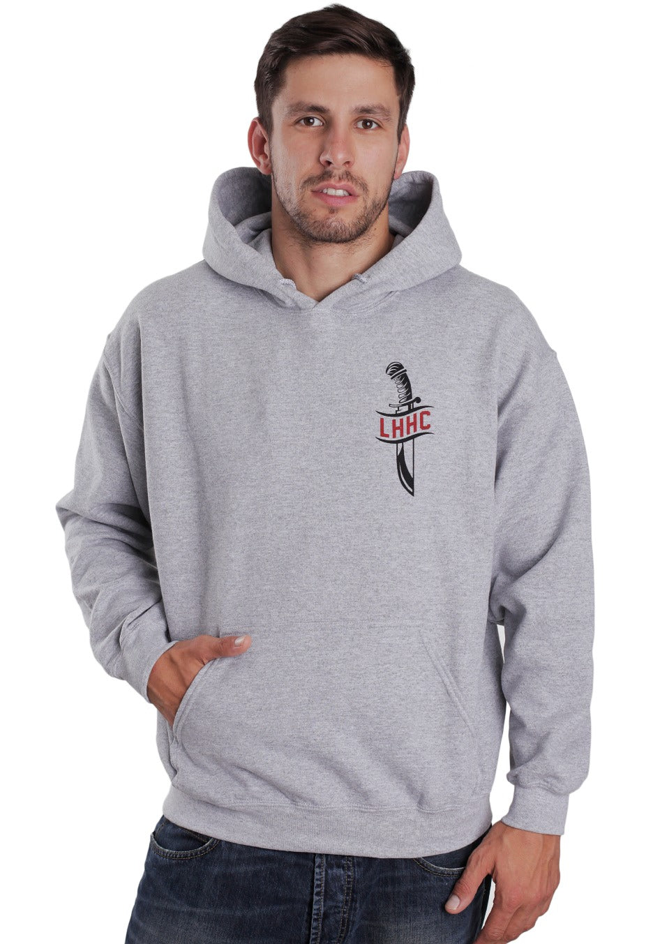 Lionheart - Wolf Sportsgrey - Hoodie | Men-Image