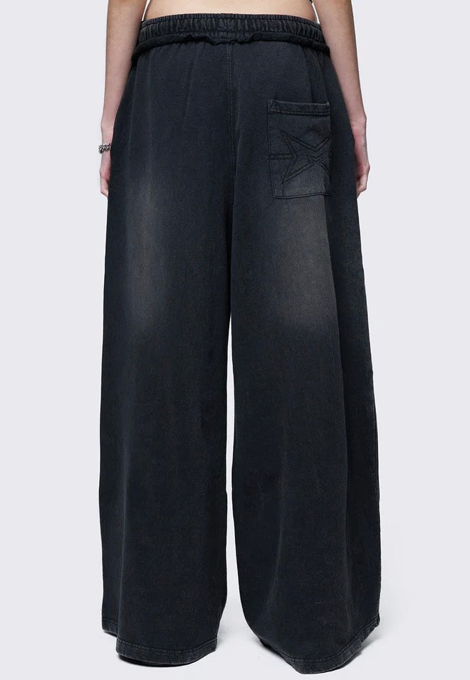 Minga London - Liv Black Wash - Sweat Pants | Women-Image