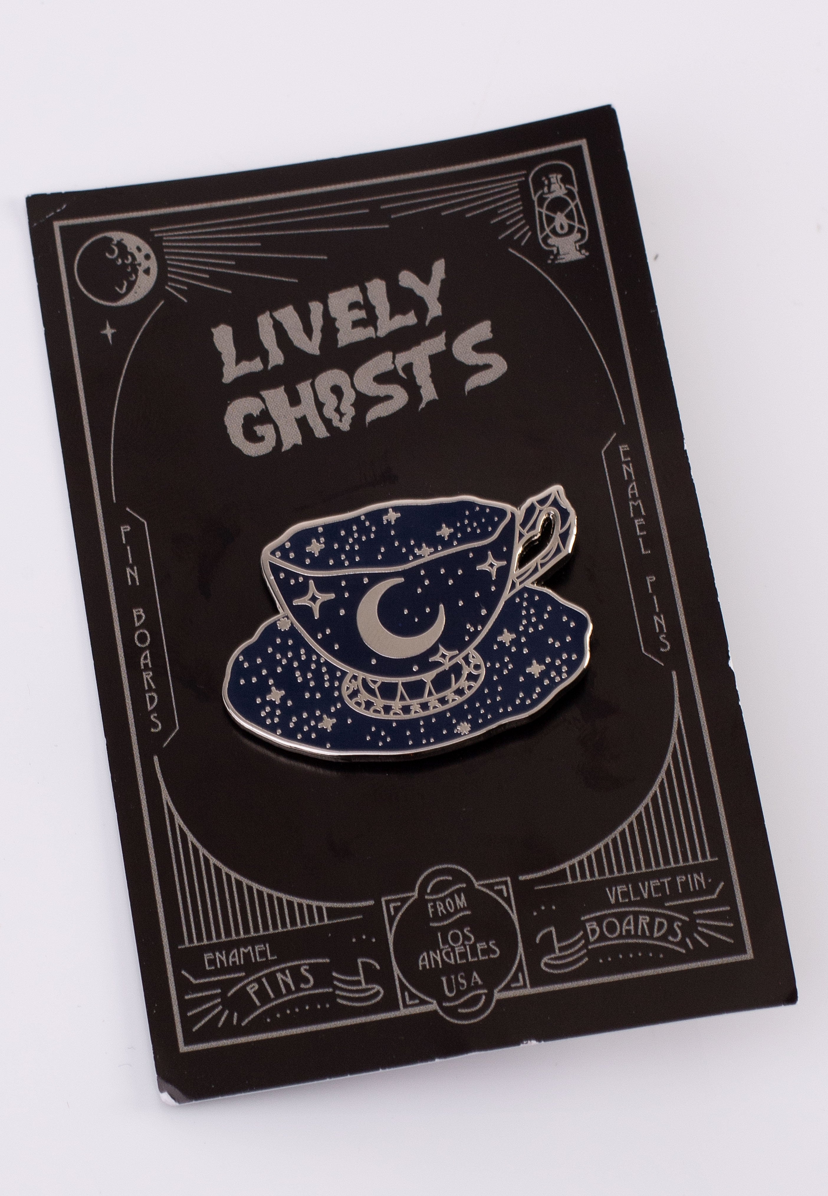 Lively Ghosts - Cup of Stars Purple - Pin
