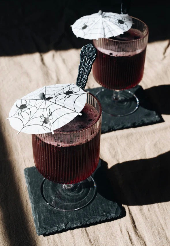 Lively Ghosts - Haunted Spirits Spiders Spooky Tiki - Cocktail Umbrellas | Neutral-Image