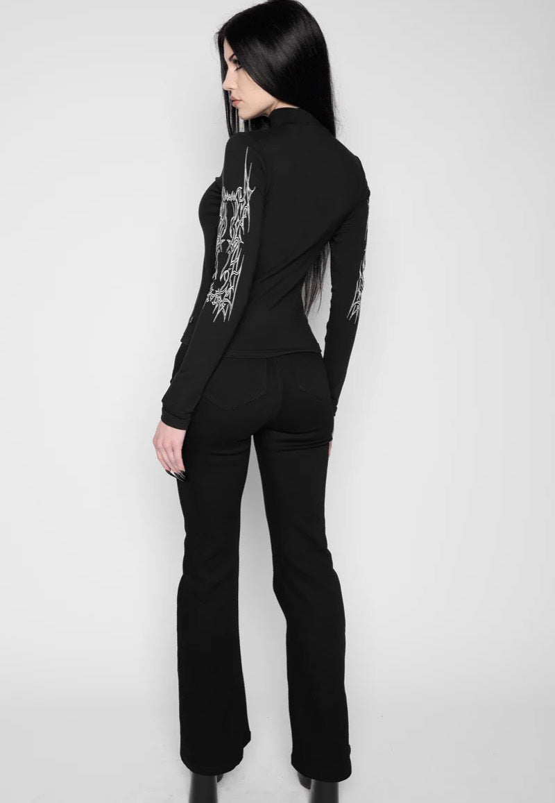 Mary Wyatt - Lucent Black - Top | Women-Image