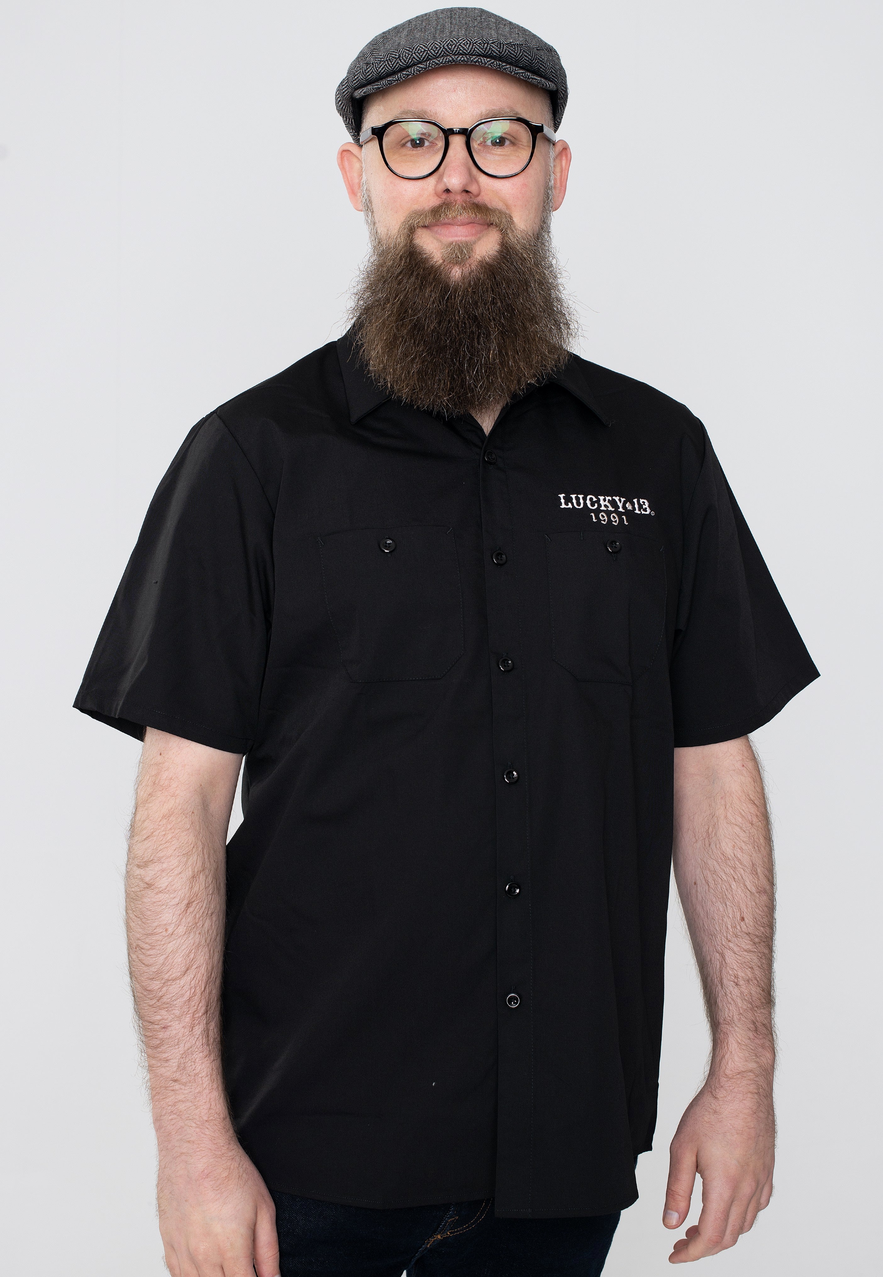 Lucky 13 - The Miss Trust Work Black - Shirt | Men-Image