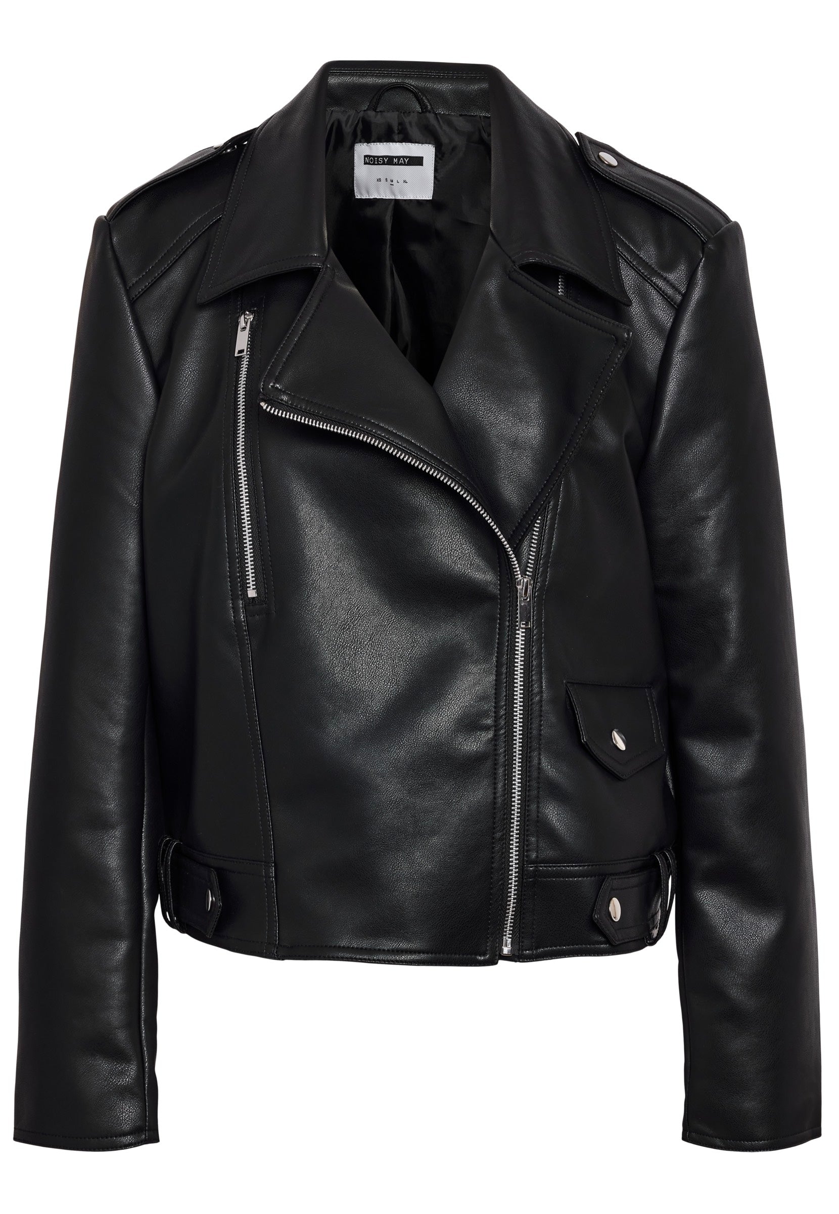 Noisy May - Rocket Biker Black - Leather Jacket | Women-Image